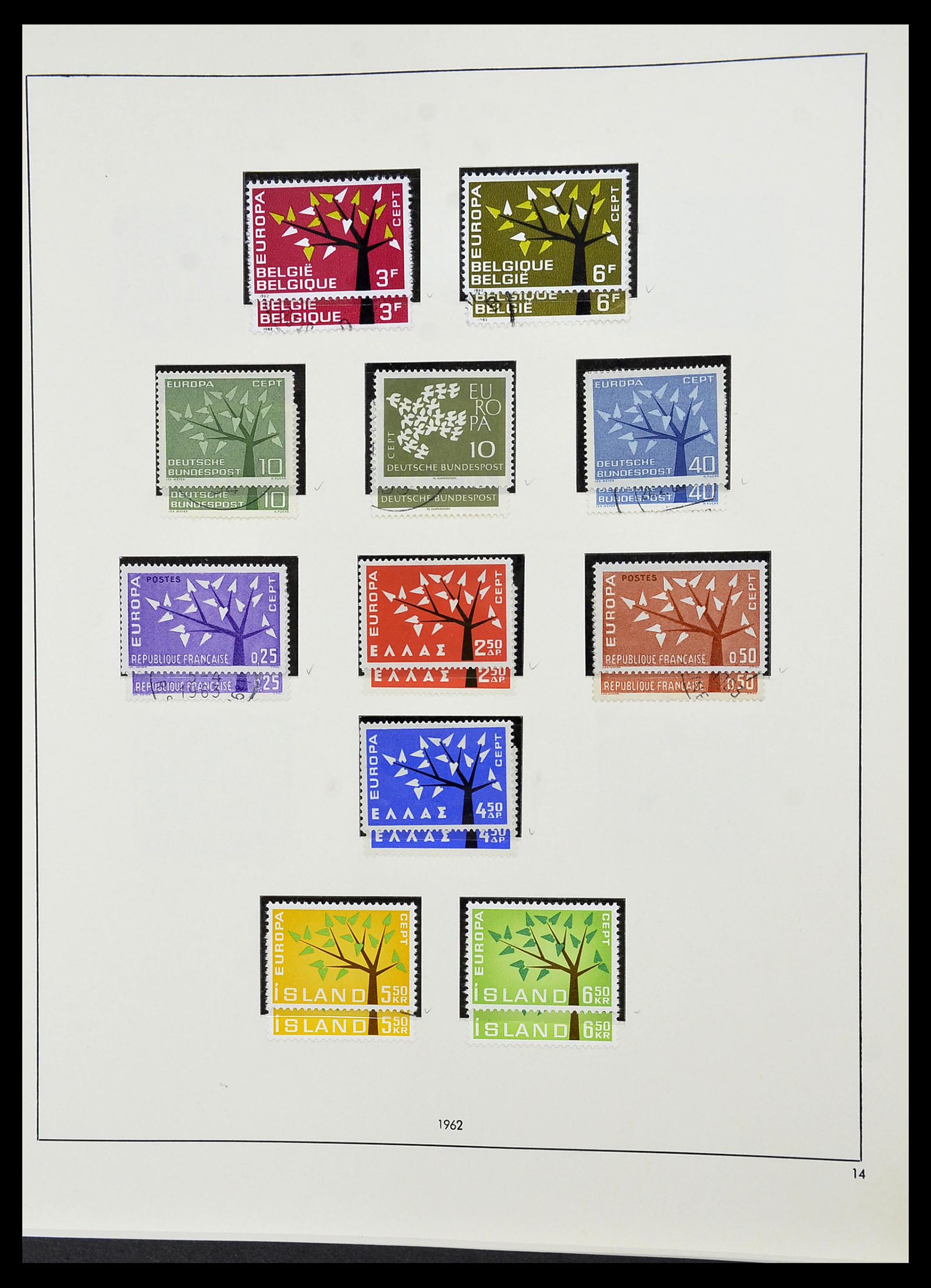 34216 015 - Postzegelverzameling 34216 Europa CEPT 1956-2003.