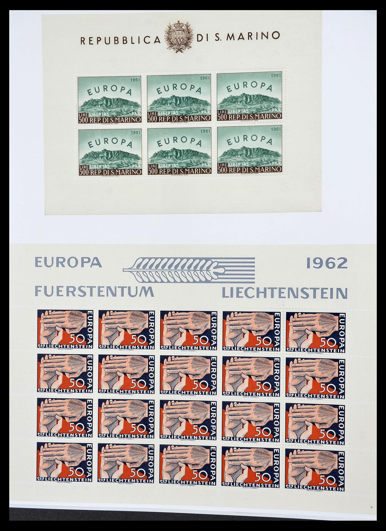34216 018 - Postzegelverzameling 34216 Europa CEPT 1956-2003.