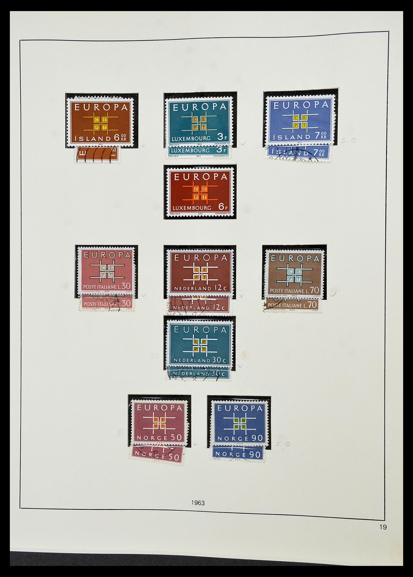 34216 022 - Postzegelverzameling 34216 Europa CEPT 1956-2003.