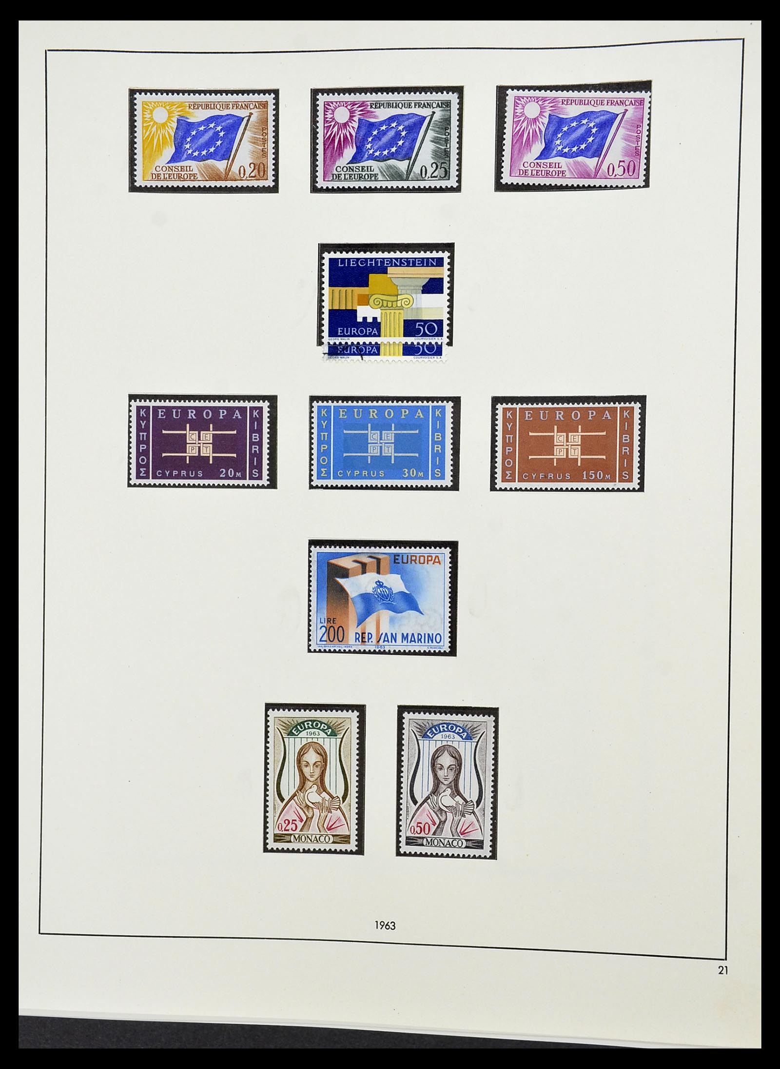 34216 024 - Postzegelverzameling 34216 Europa CEPT 1956-2003.