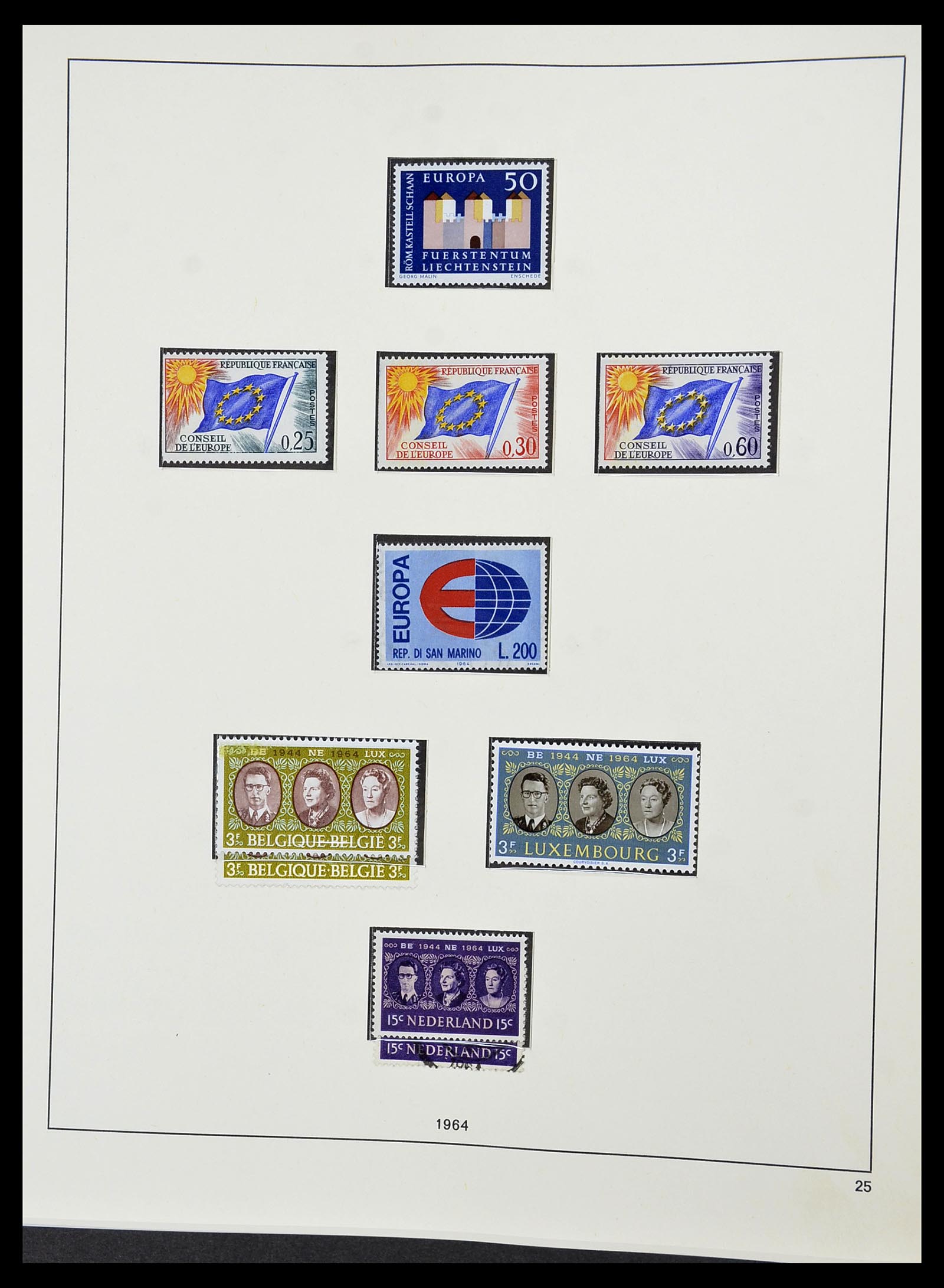 34216 029 - Postzegelverzameling 34216 Europa CEPT 1956-2003.