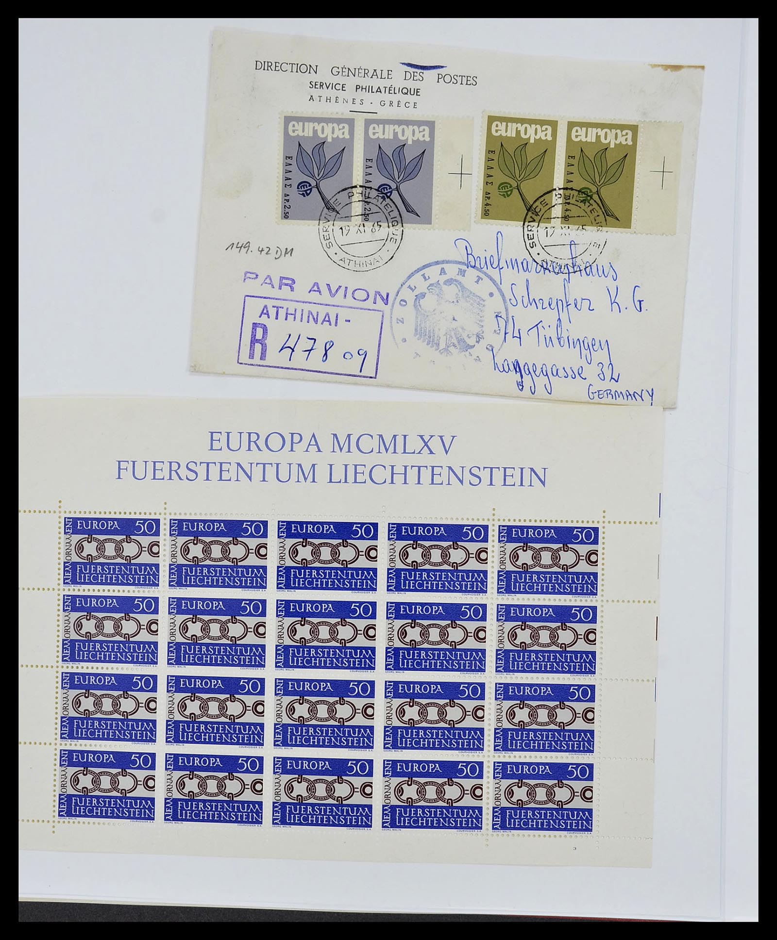 34216 031 - Postzegelverzameling 34216 Europa CEPT 1956-2003.