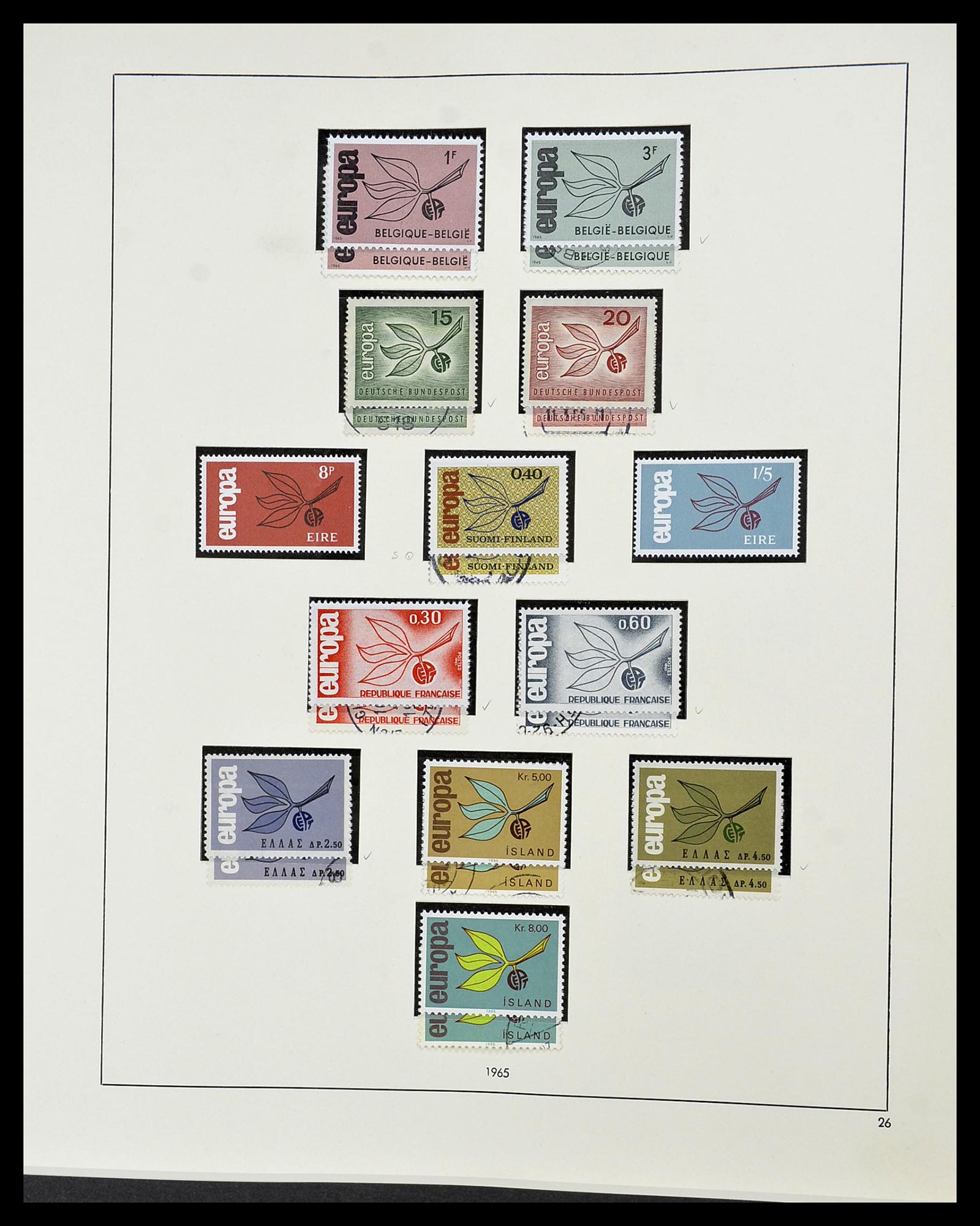 34216 032 - Postzegelverzameling 34216 Europa CEPT 1956-2003.
