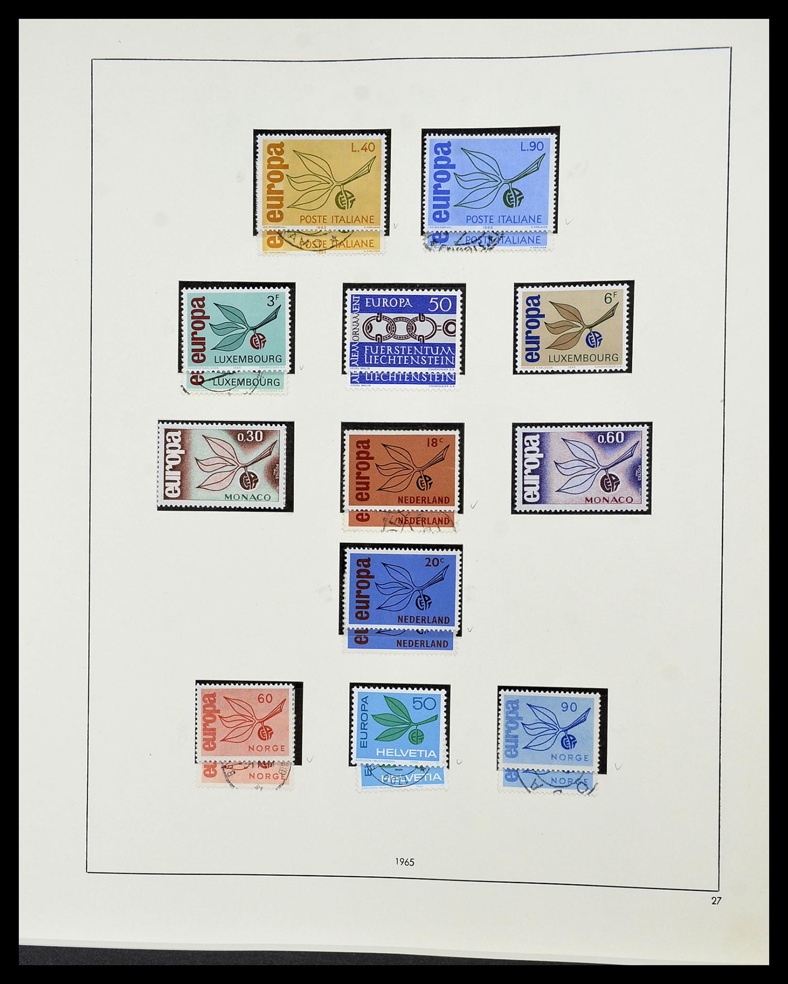 34216 033 - Postzegelverzameling 34216 Europa CEPT 1956-2003.