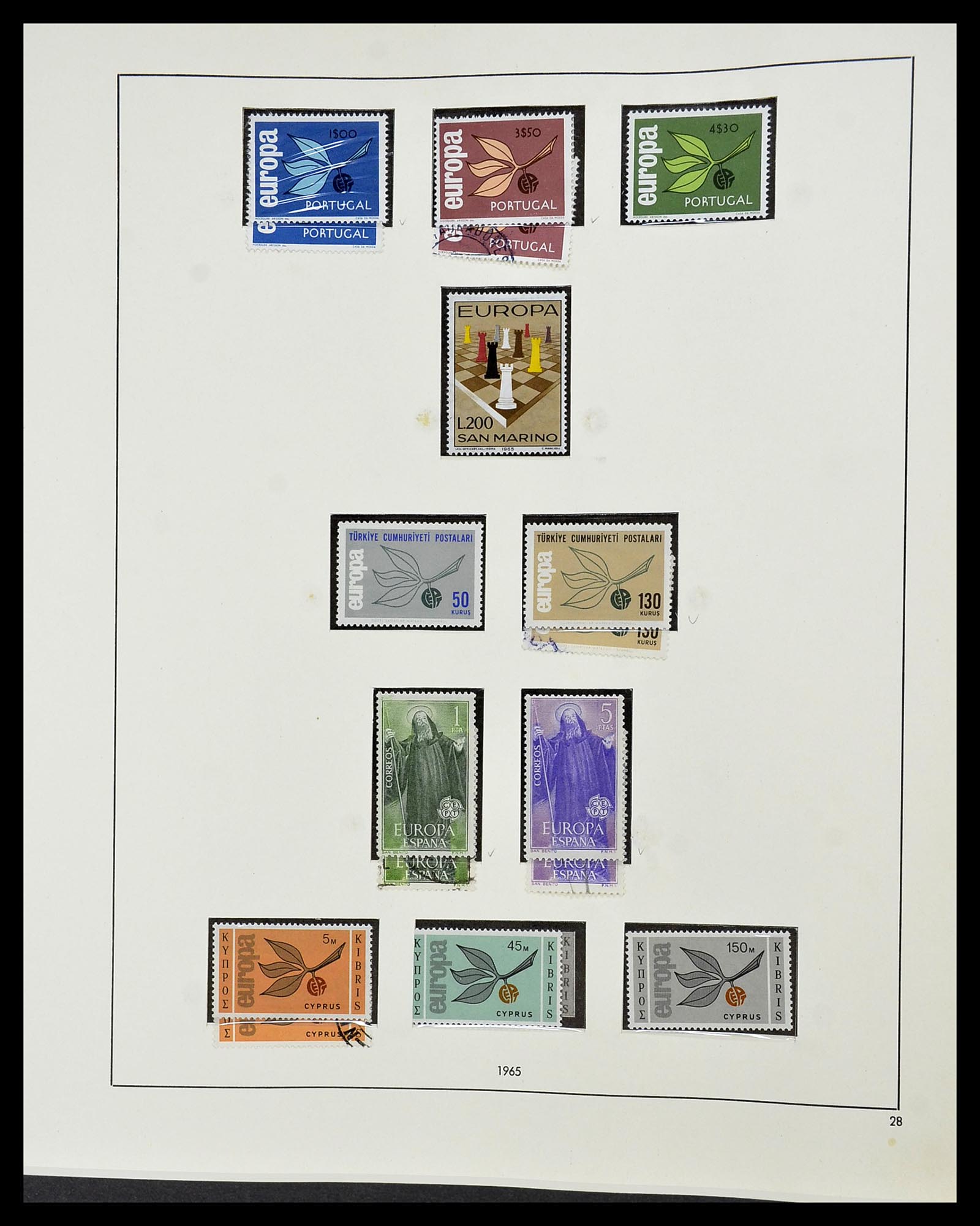 34216 034 - Postzegelverzameling 34216 Europa CEPT 1956-2003.