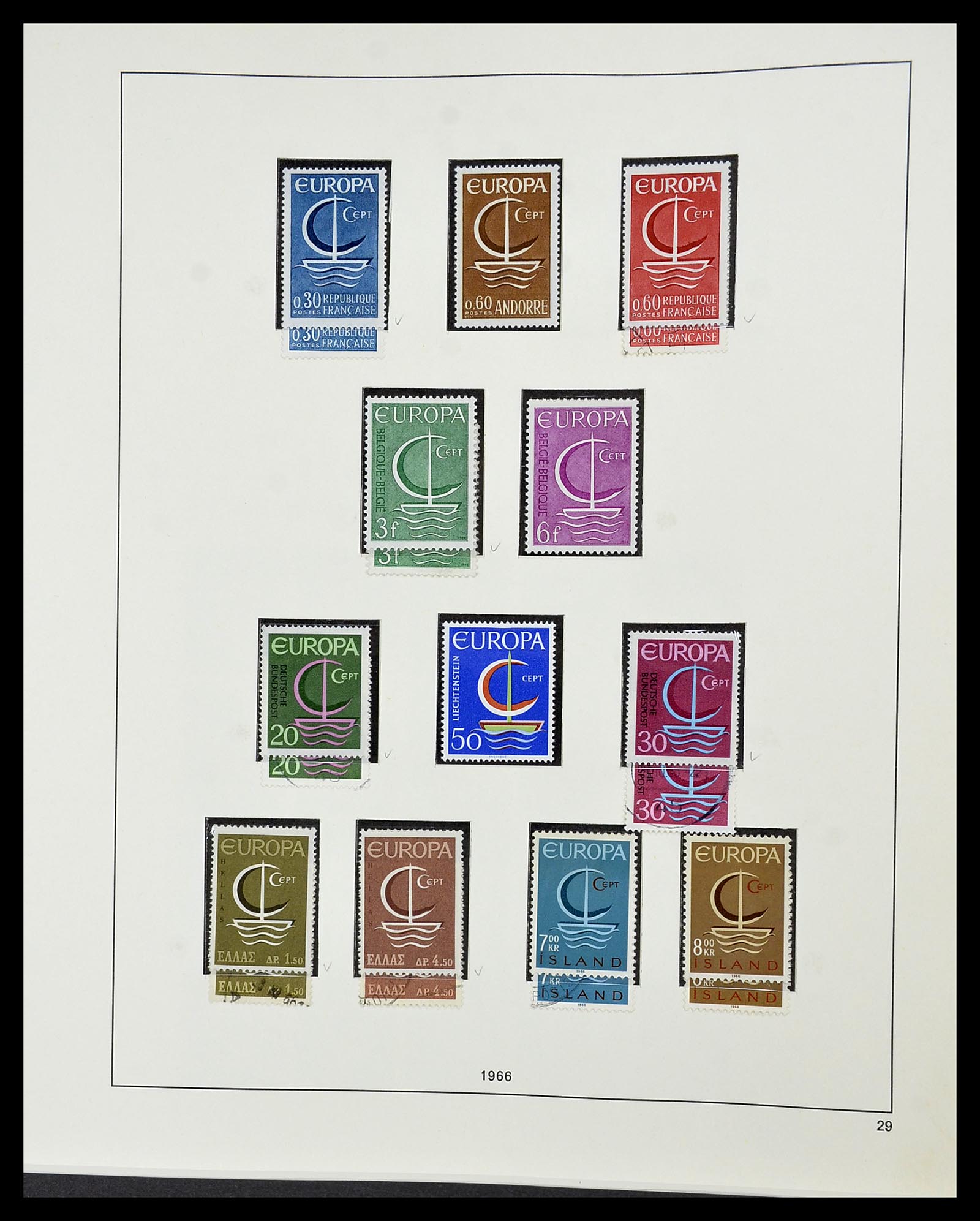 34216 035 - Postzegelverzameling 34216 Europa CEPT 1956-2003.