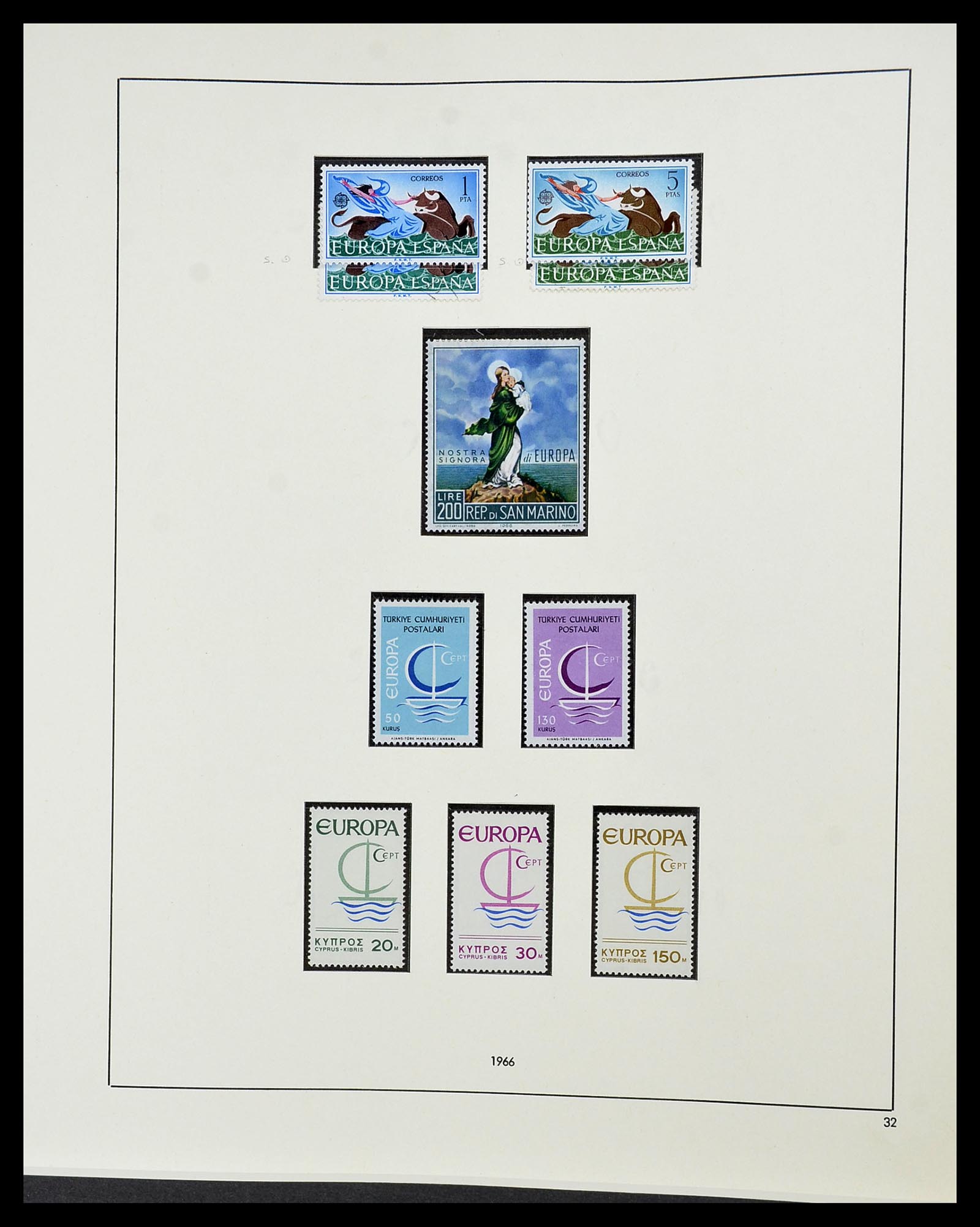 34216 040 - Postzegelverzameling 34216 Europa CEPT 1956-2003.