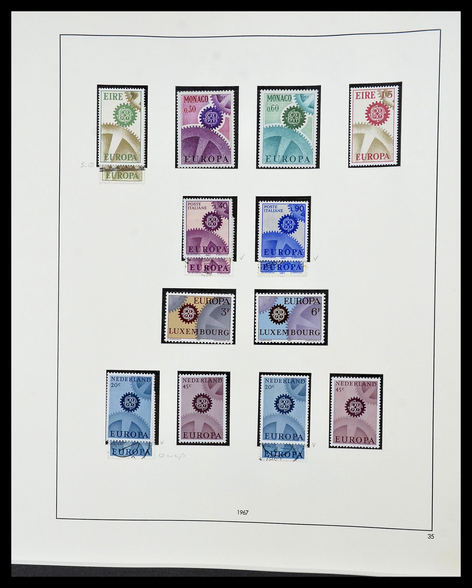 34216 042 - Postzegelverzameling 34216 Europa CEPT 1956-2003.