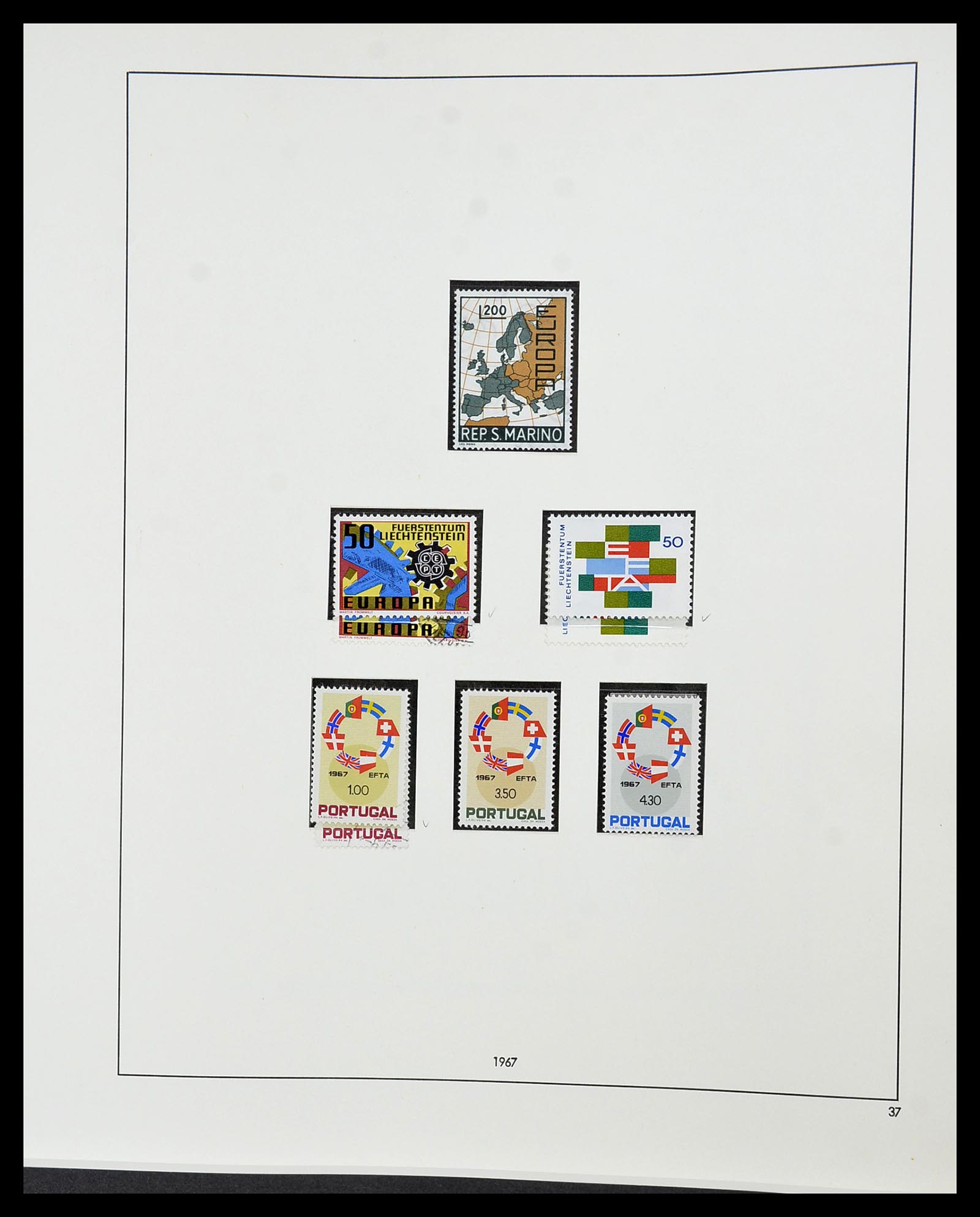 34216 044 - Postzegelverzameling 34216 Europa CEPT 1956-2003.