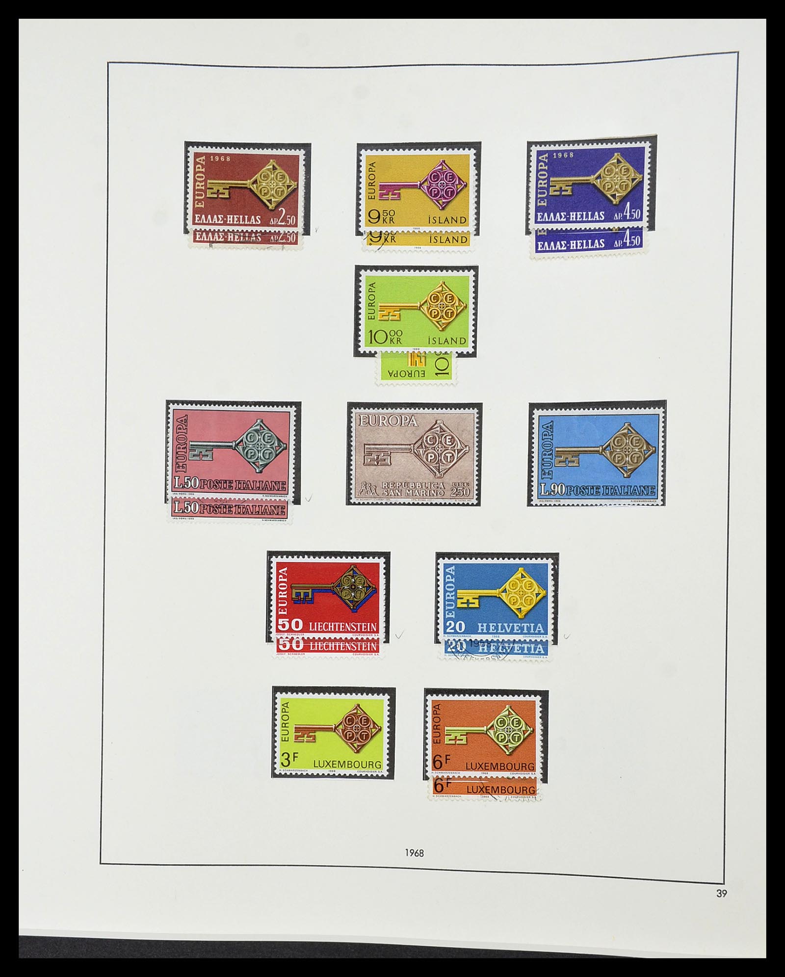 34216 047 - Postzegelverzameling 34216 Europa CEPT 1956-2003.
