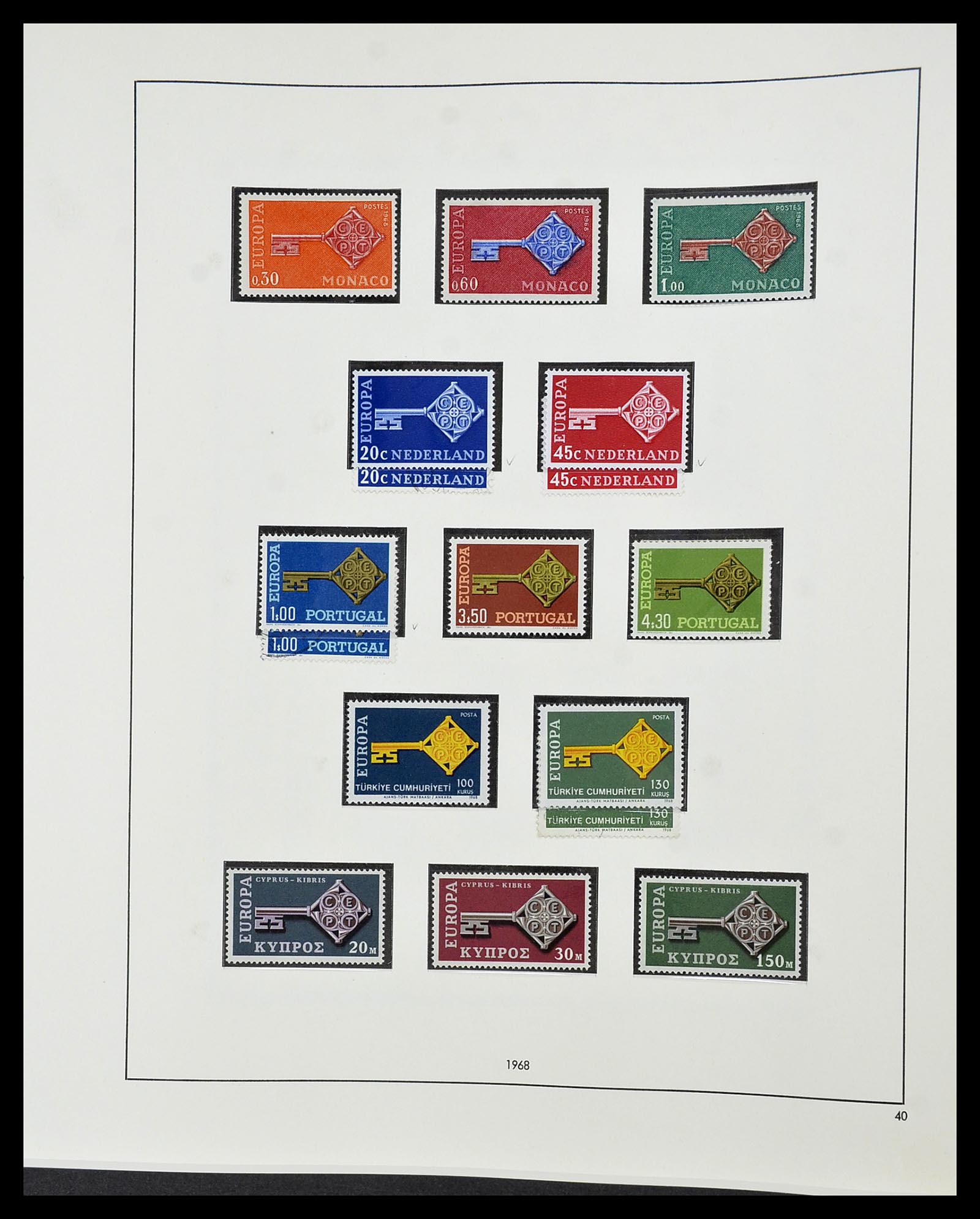 34216 048 - Postzegelverzameling 34216 Europa CEPT 1956-2003.