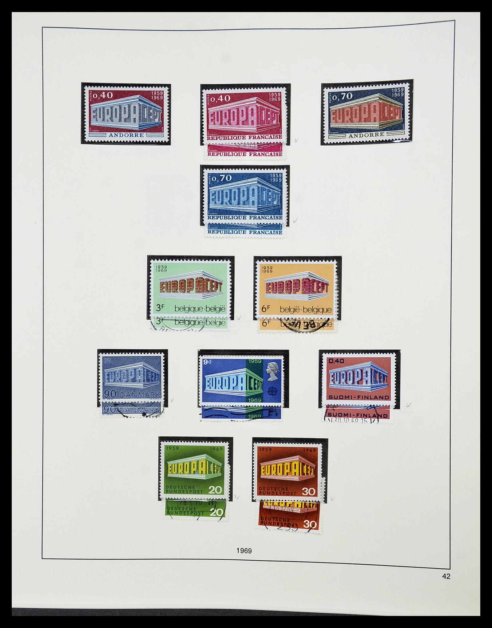 34216 051 - Postzegelverzameling 34216 Europa CEPT 1956-2003.