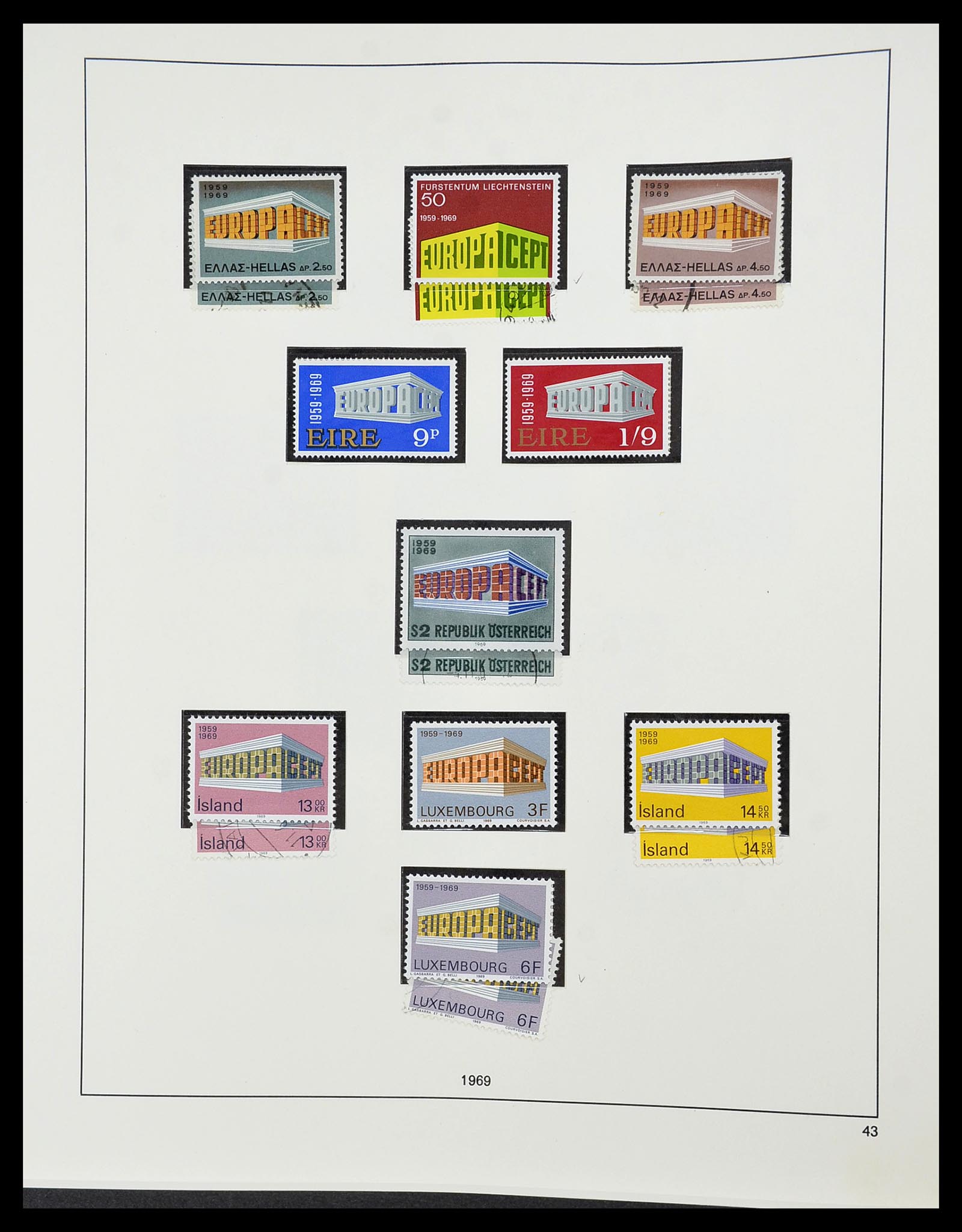 34216 052 - Postzegelverzameling 34216 Europa CEPT 1956-2003.