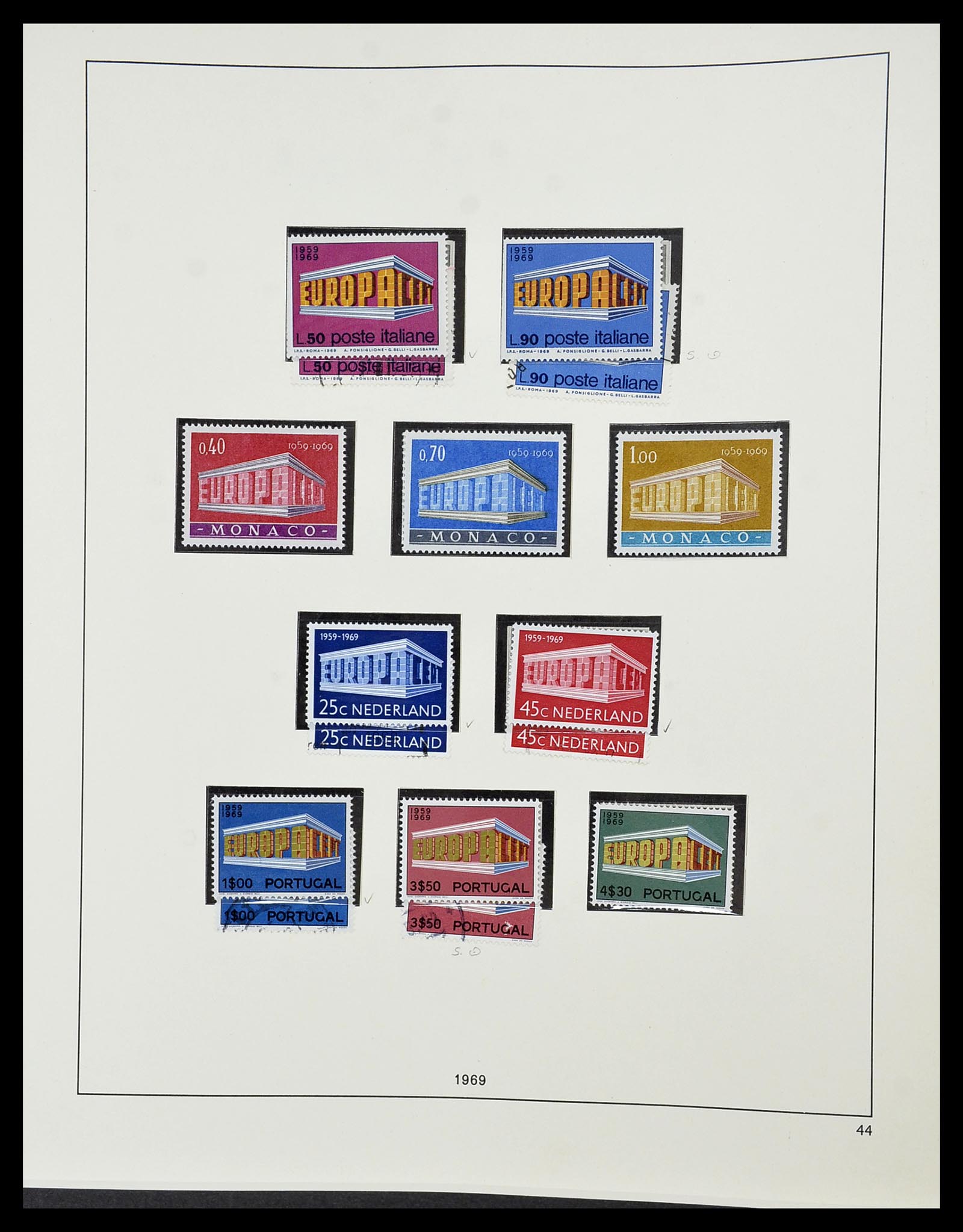 34216 053 - Postzegelverzameling 34216 Europa CEPT 1956-2003.