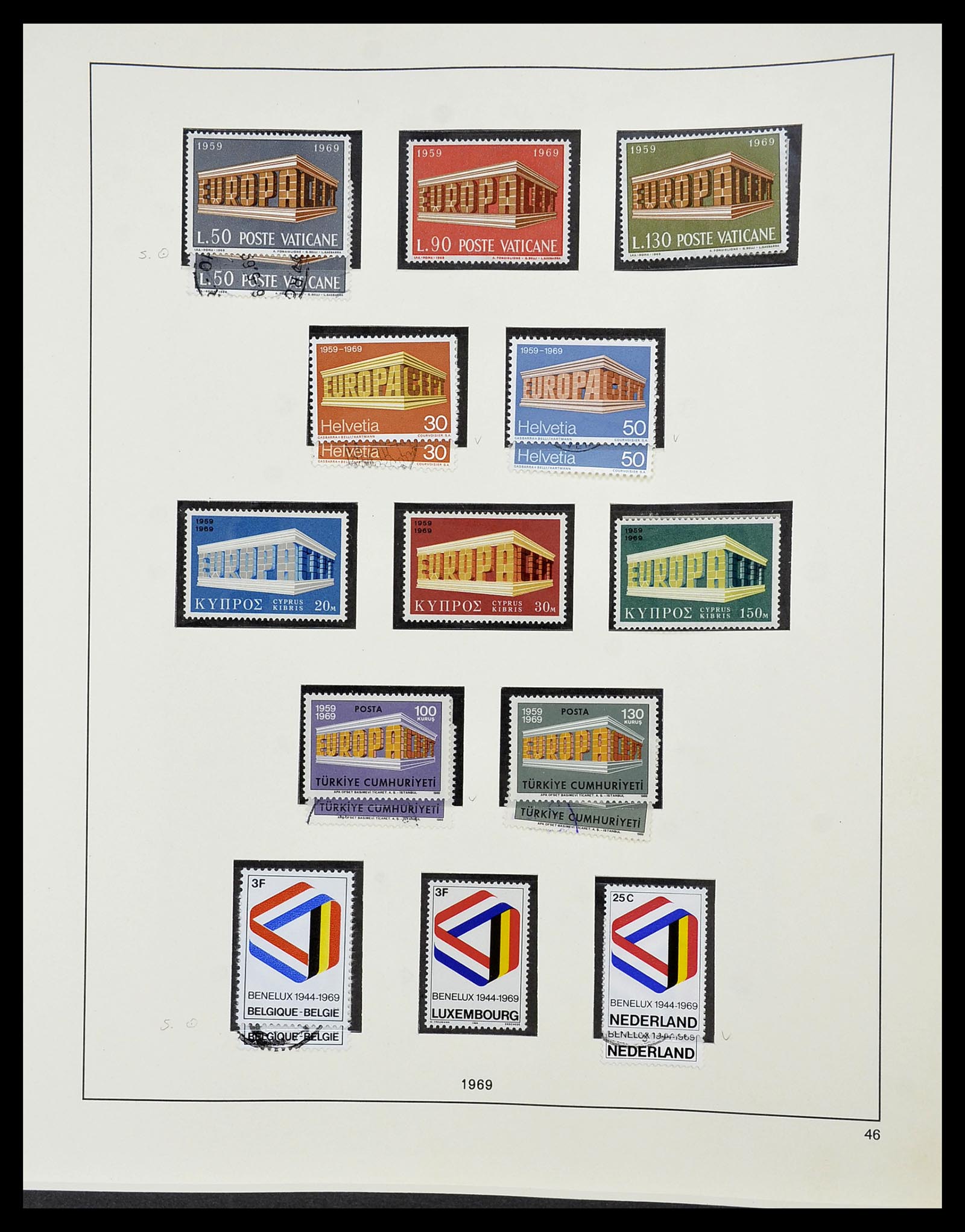 34216 055 - Postzegelverzameling 34216 Europa CEPT 1956-2003.