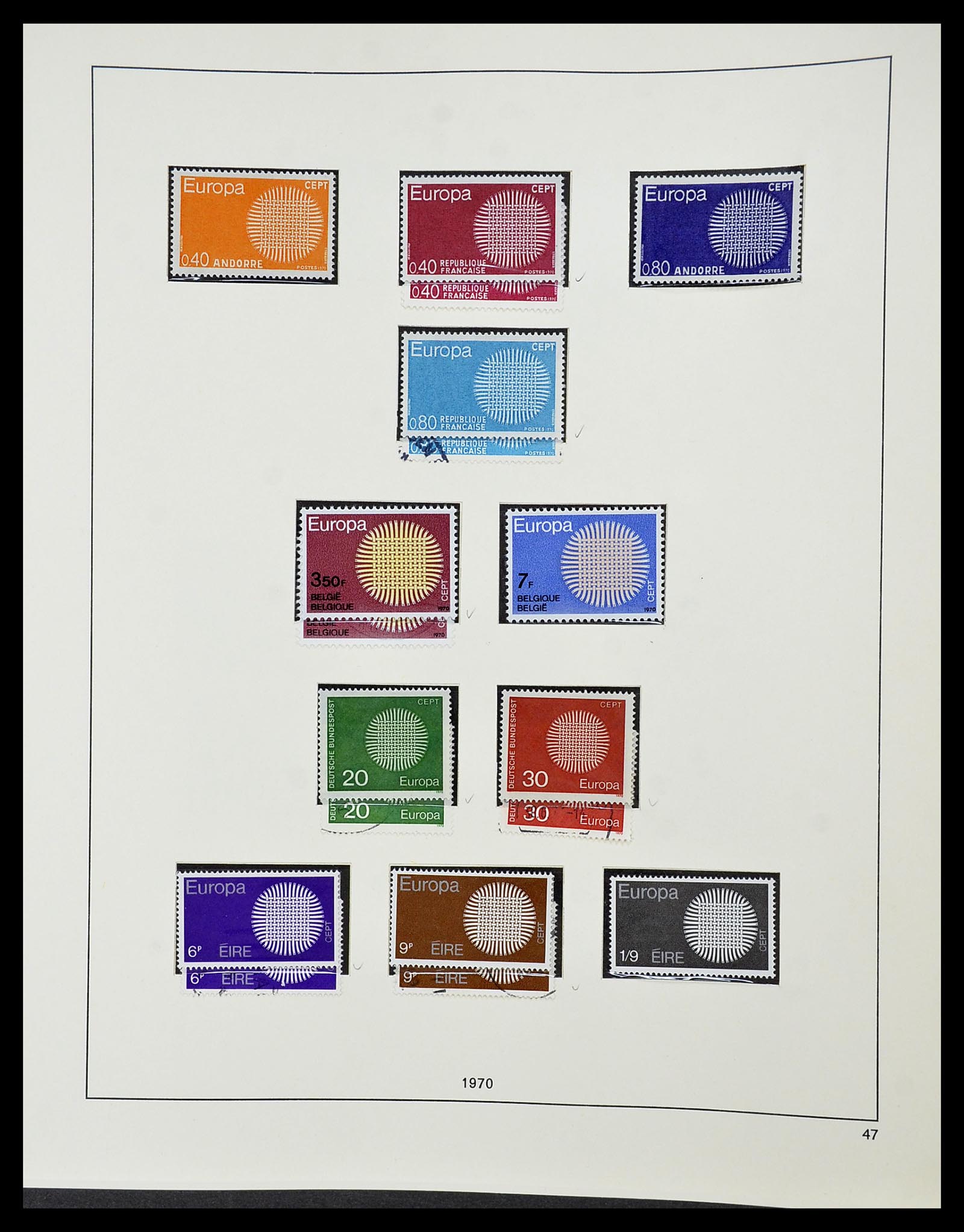 34216 057 - Postzegelverzameling 34216 Europa CEPT 1956-2003.