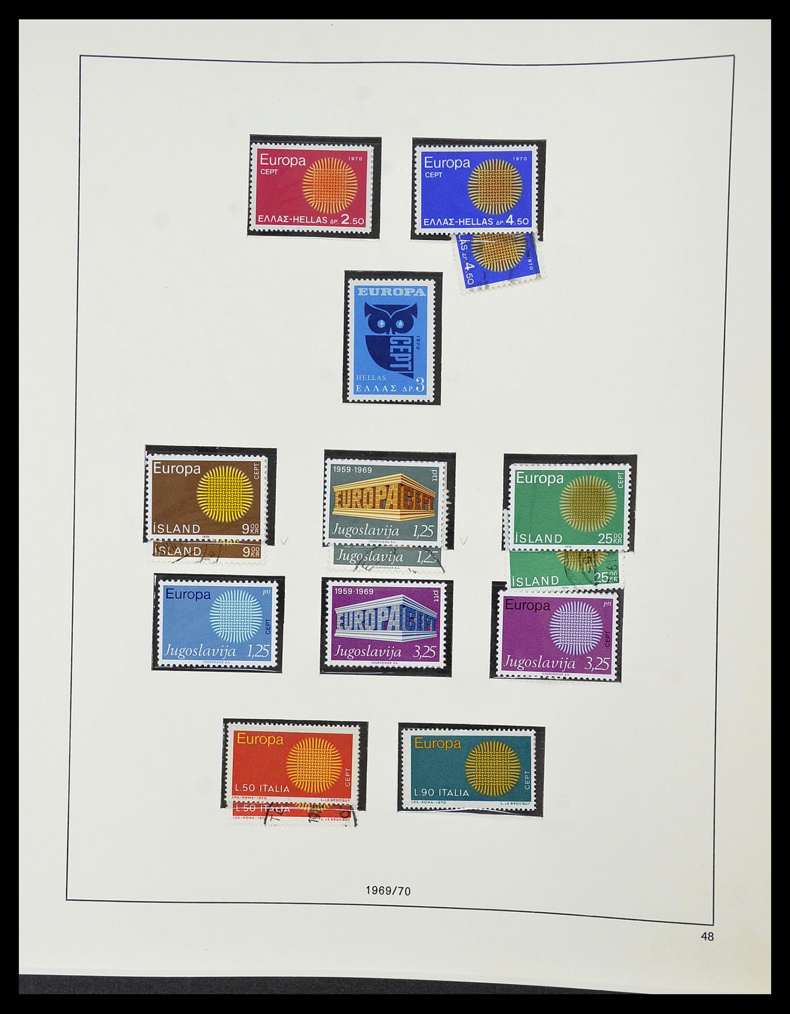 34216 058 - Postzegelverzameling 34216 Europa CEPT 1956-2003.