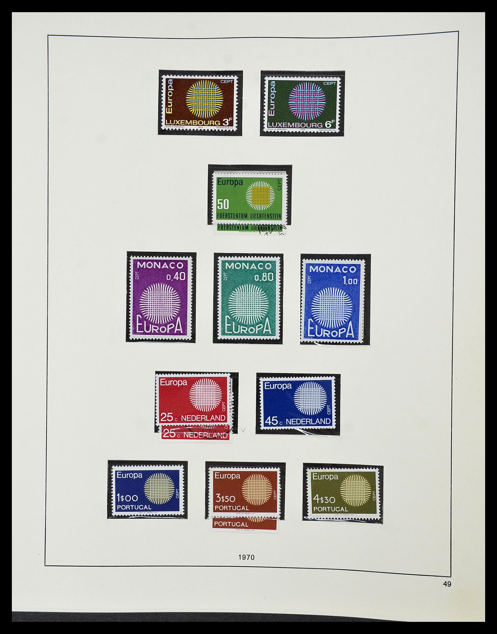 34216 059 - Postzegelverzameling 34216 Europa CEPT 1956-2003.