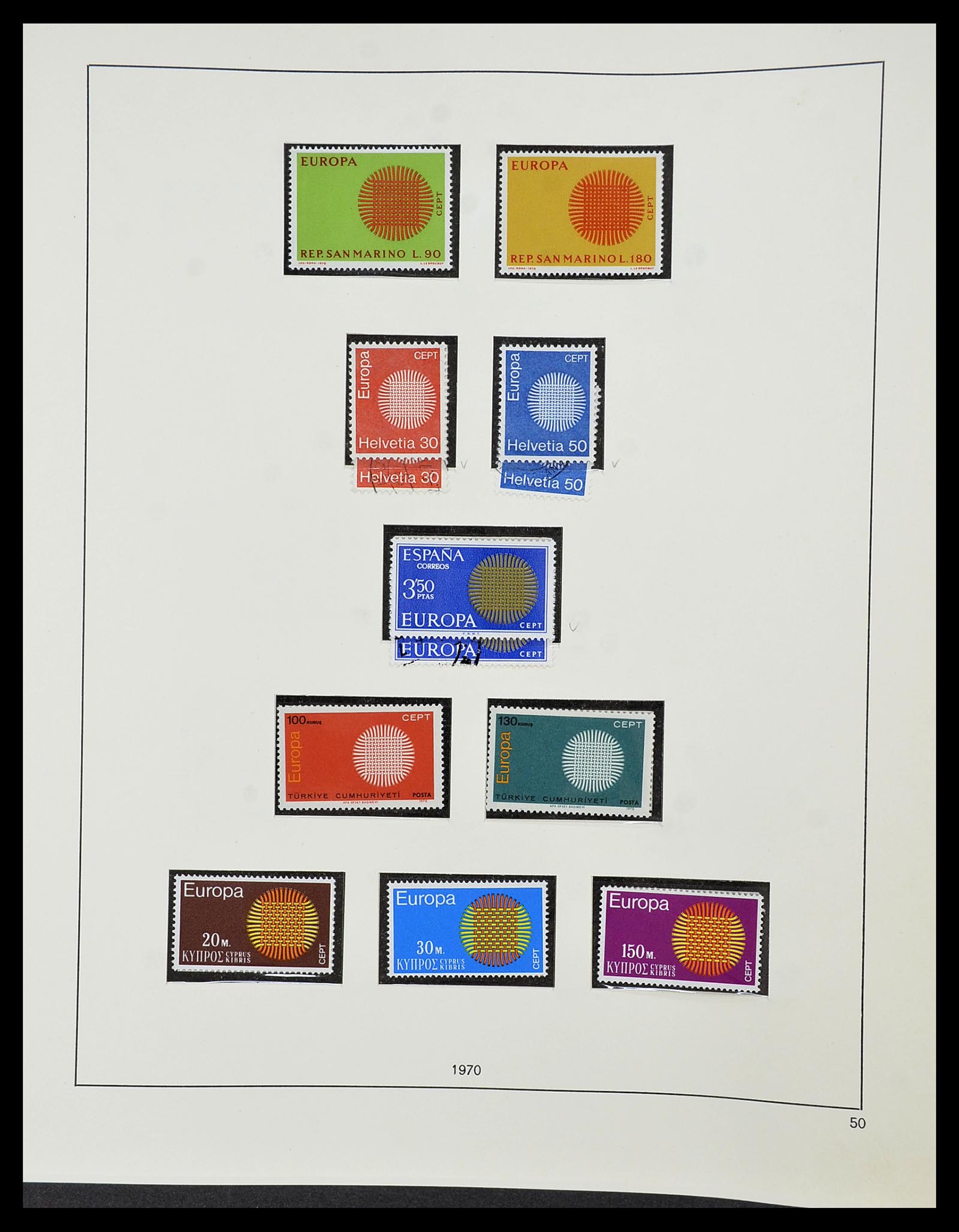 34216 060 - Postzegelverzameling 34216 Europa CEPT 1956-2003.