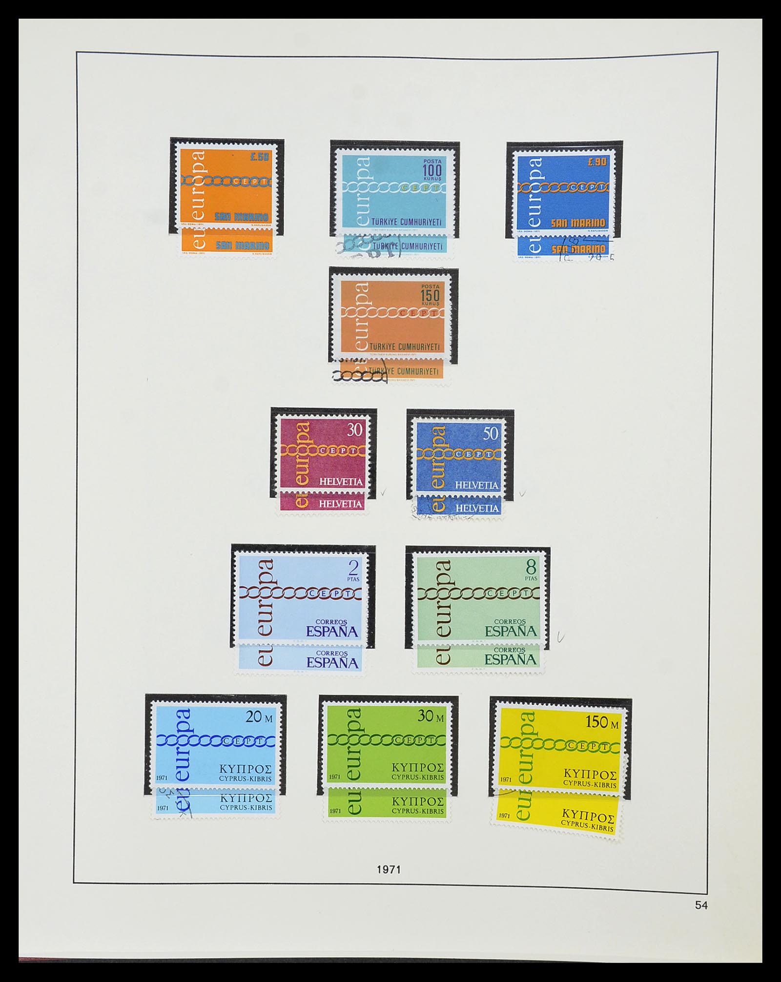 34216 065 - Stamp collection 34216 Europa CEPT 1956-2003.