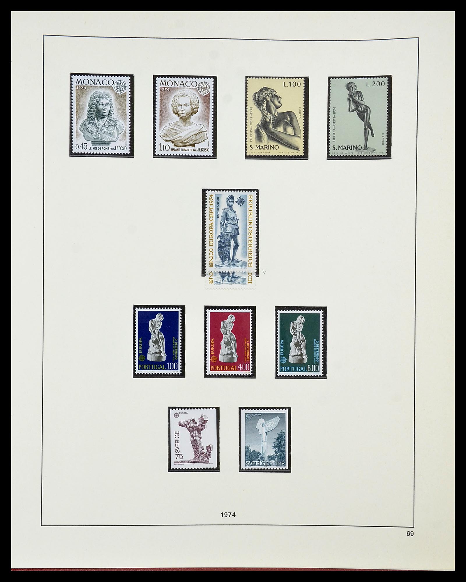 34216 085 - Postzegelverzameling 34216 Europa CEPT 1956-2003.