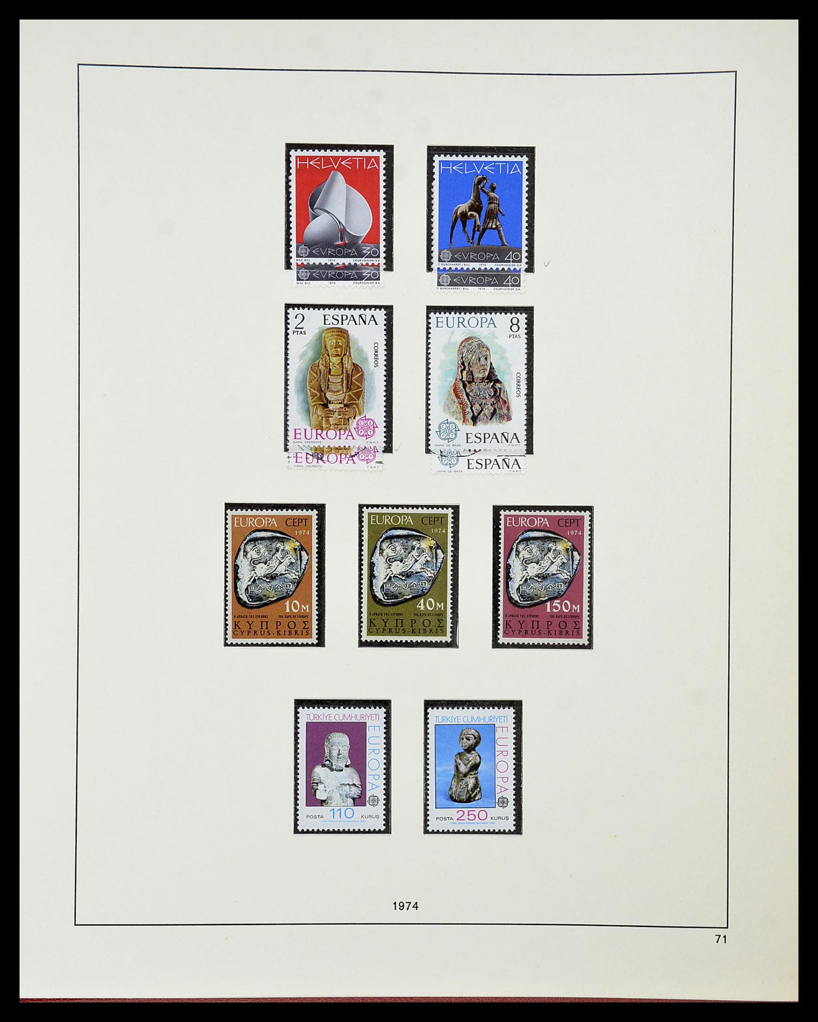 34216 087 - Postzegelverzameling 34216 Europa CEPT 1956-2003.