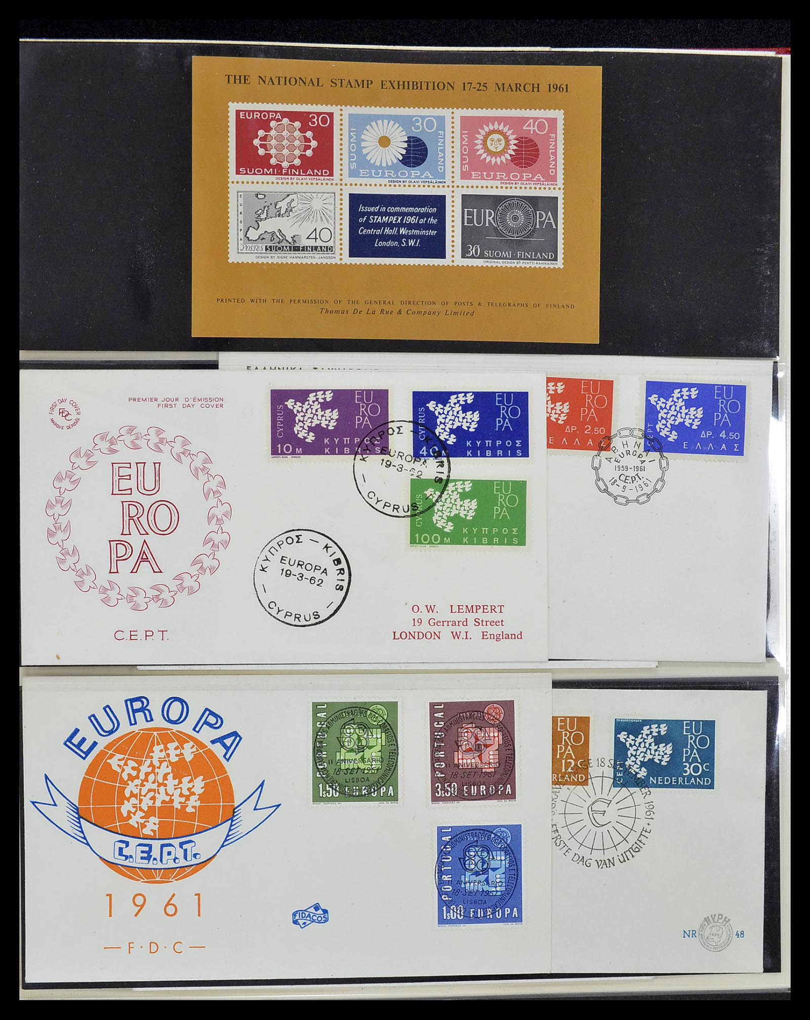 34216 093 - Postzegelverzameling 34216 Europa CEPT 1956-2003.