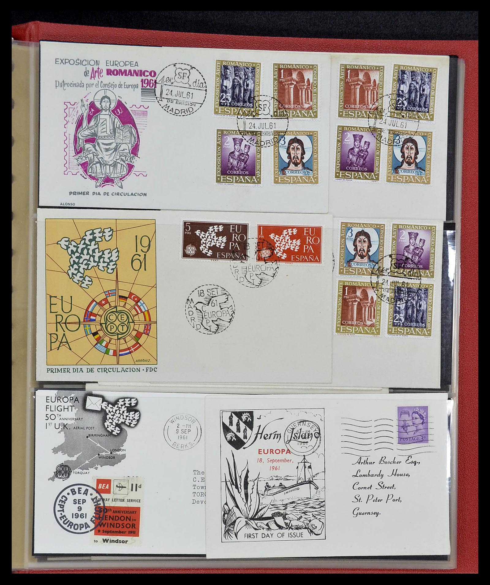 34216 095 - Postzegelverzameling 34216 Europa CEPT 1956-2003.