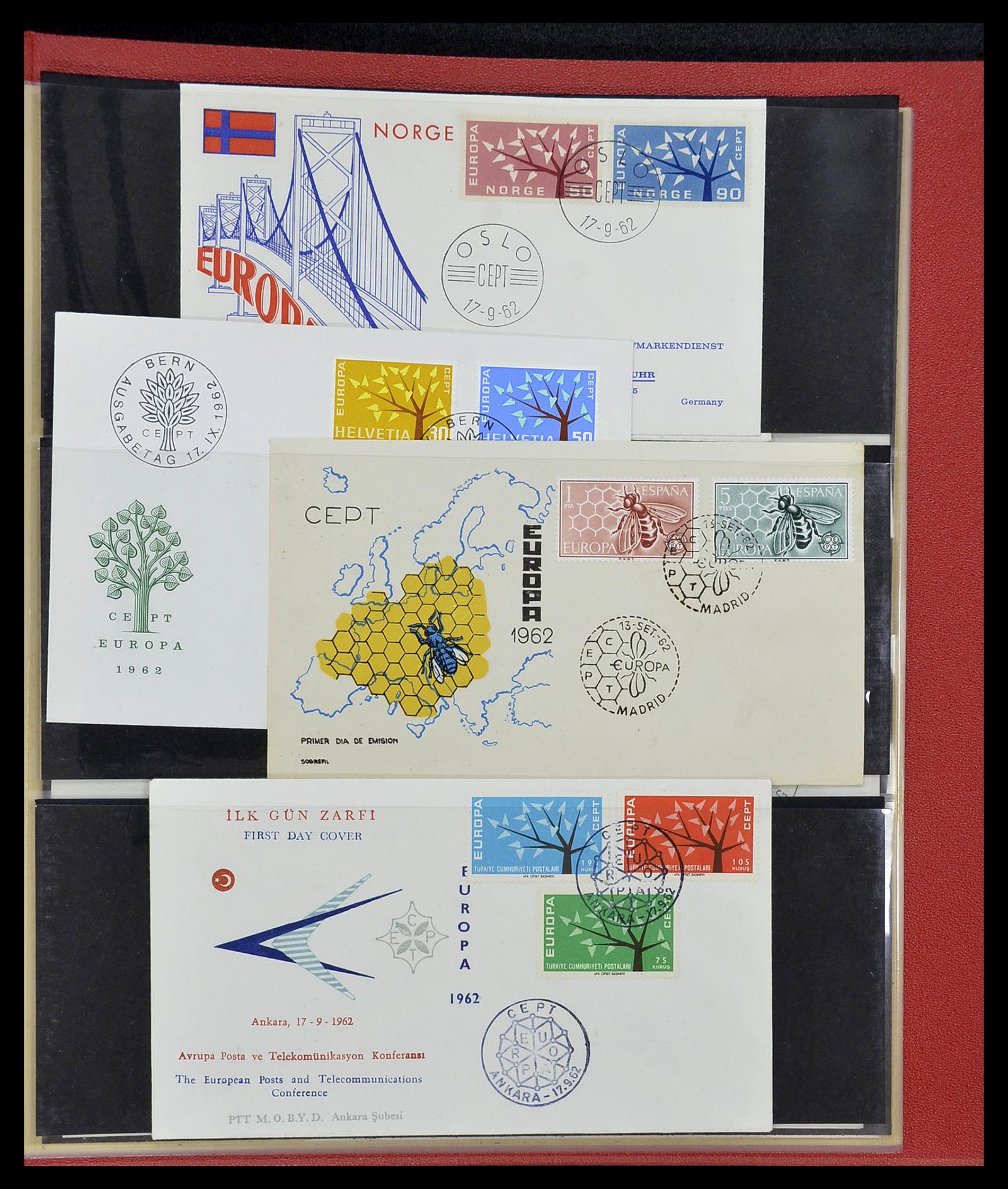 34216 099 - Postzegelverzameling 34216 Europa CEPT 1956-2003.