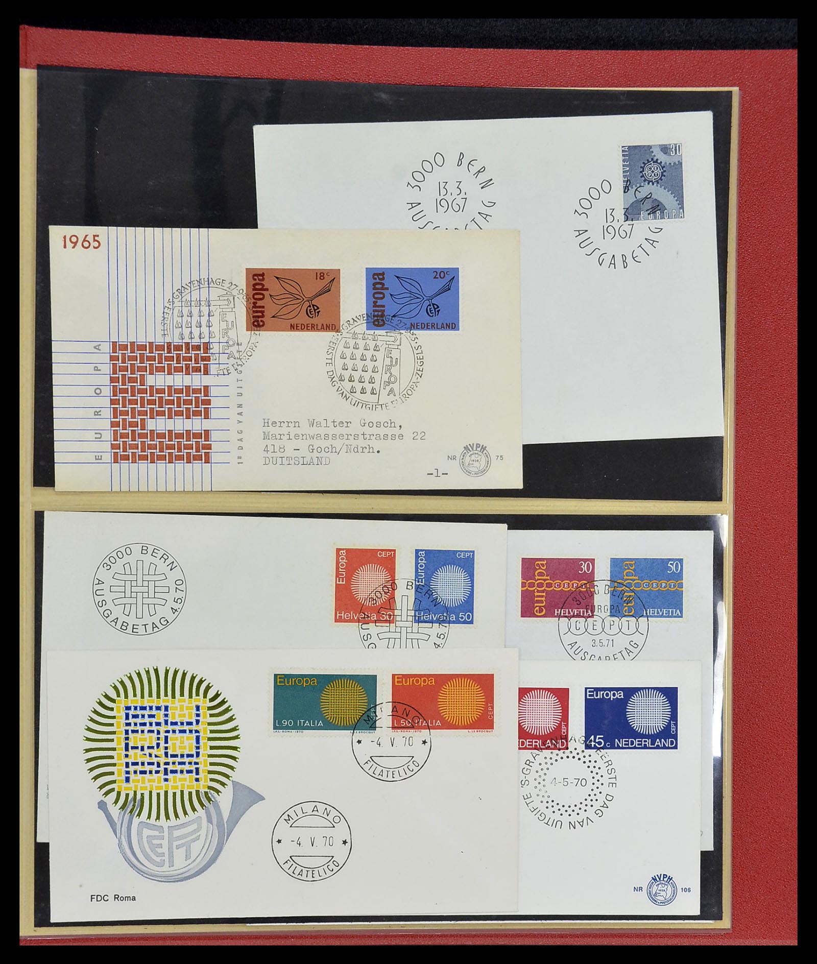 34216 100 - Postzegelverzameling 34216 Europa CEPT 1956-2003.