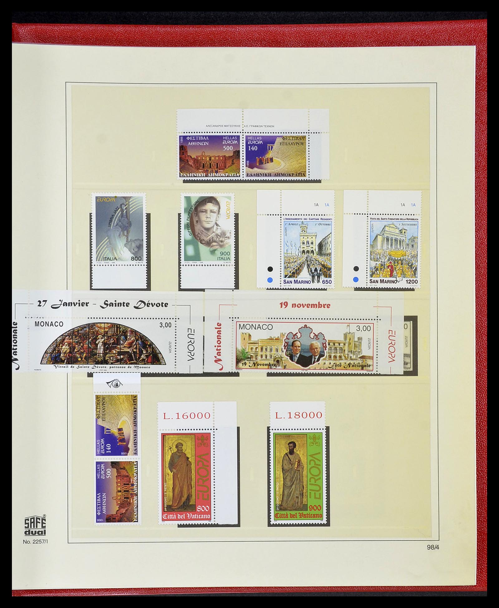 34216 367 - Postzegelverzameling 34216 Europa CEPT 1956-2003.