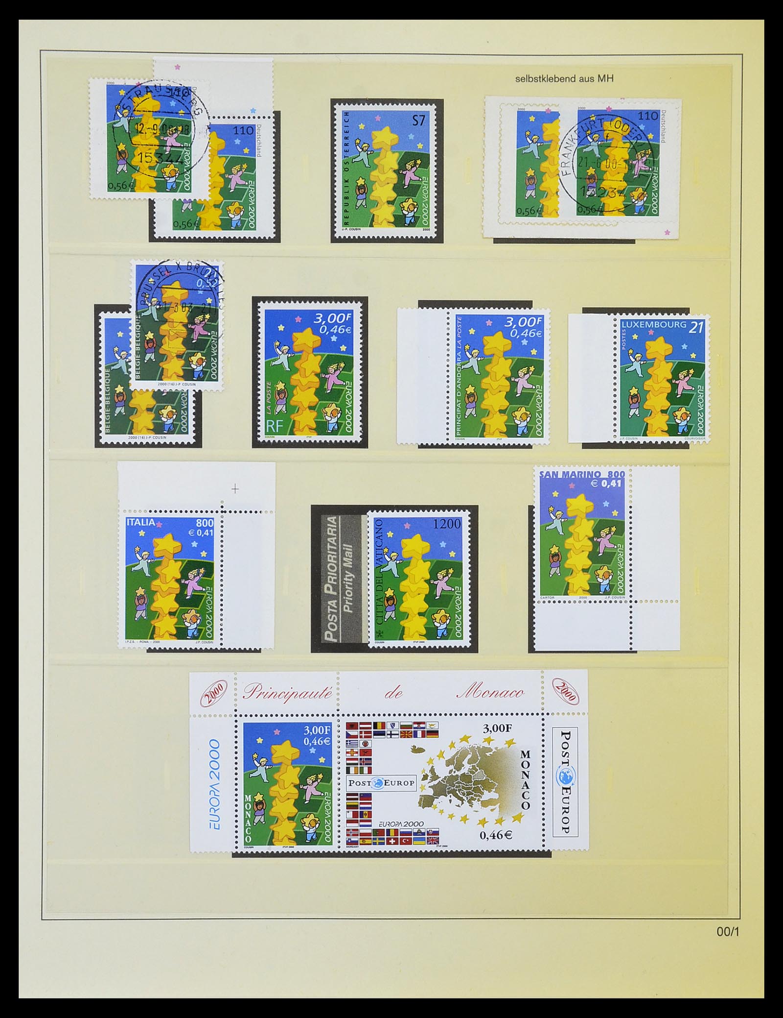 34216 377 - Postzegelverzameling 34216 Europa CEPT 1956-2003.