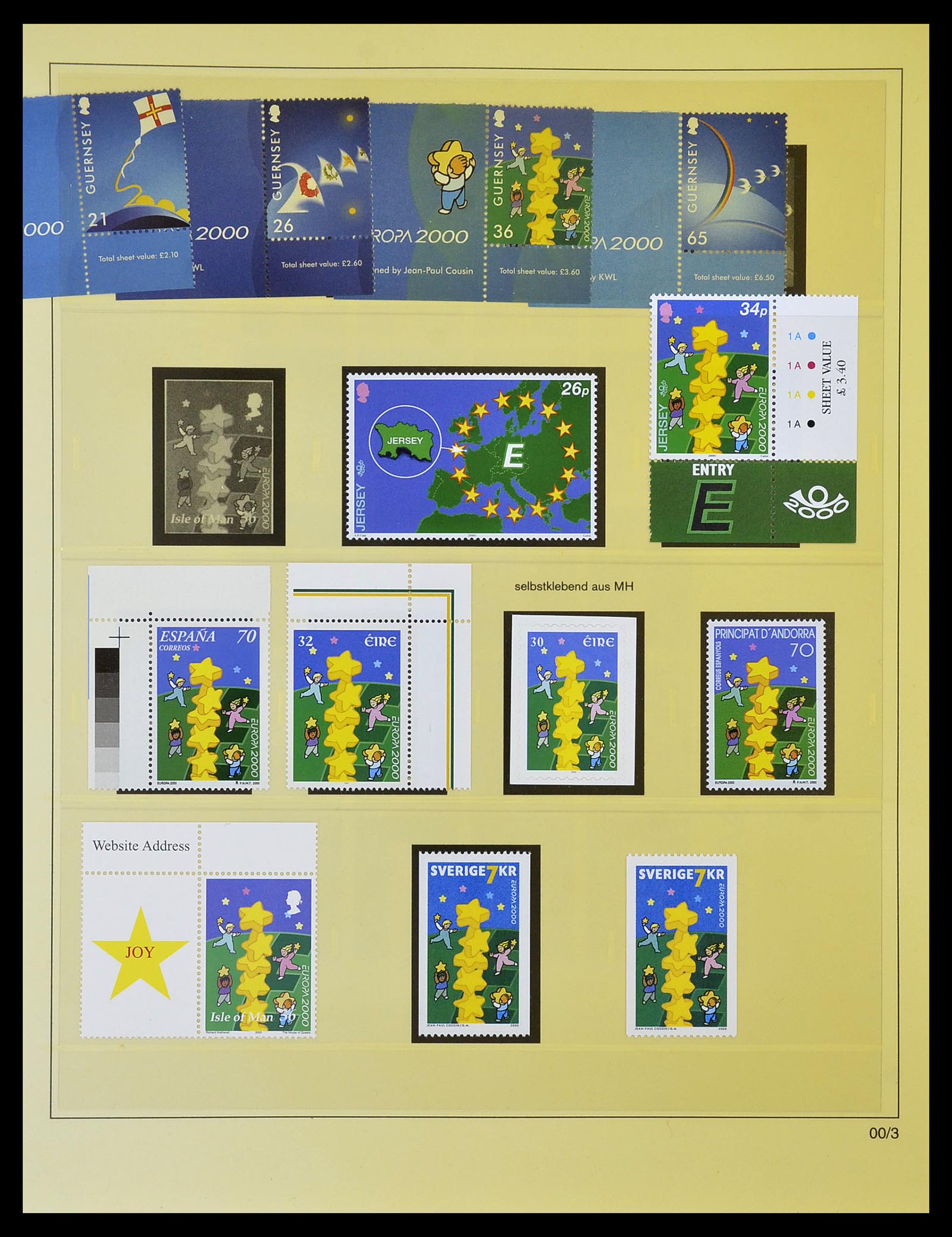 34216 379 - Postzegelverzameling 34216 Europa CEPT 1956-2003.