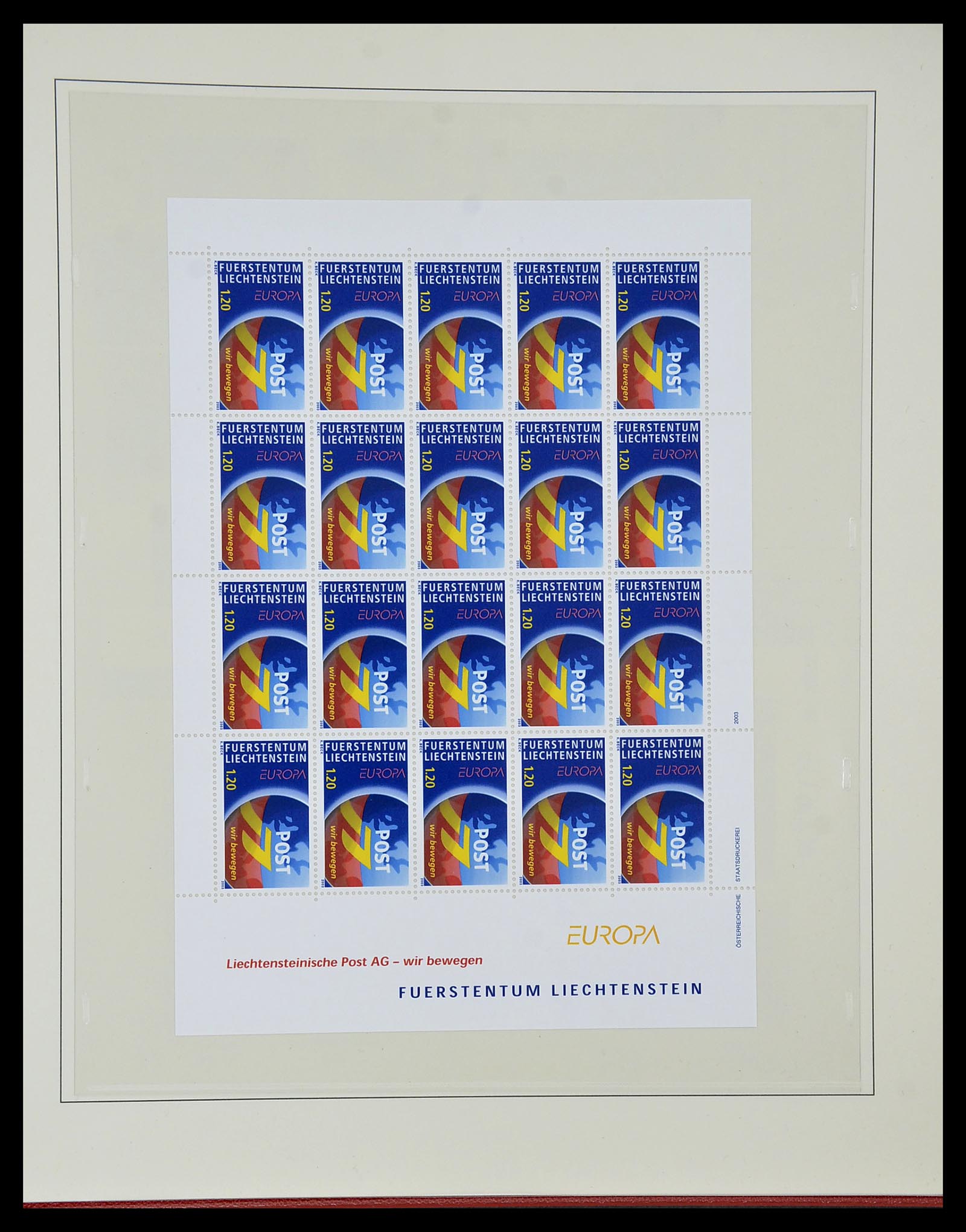 34216 405 - Postzegelverzameling 34216 Europa CEPT 1956-2003.