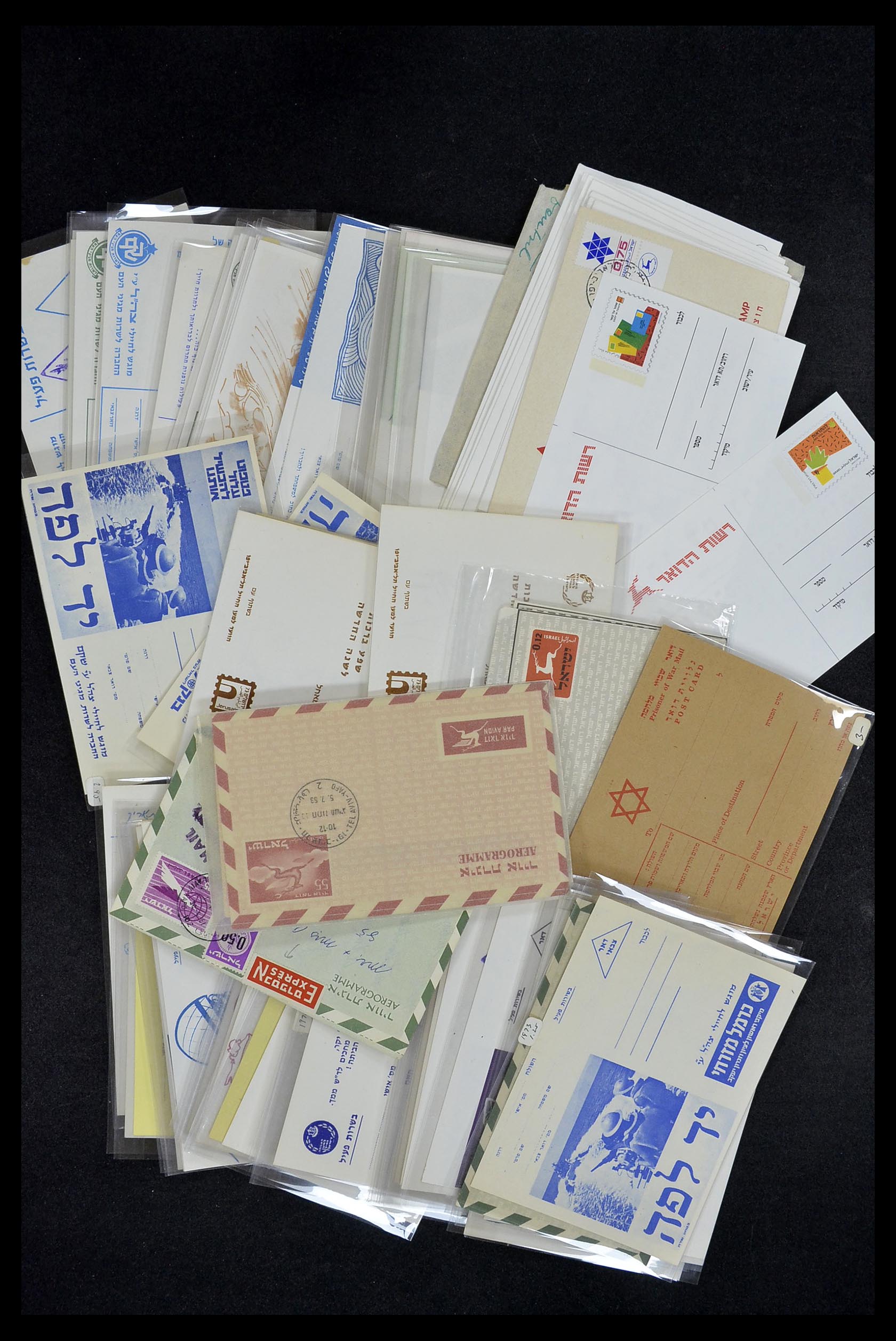 34217 025 - Postzegelverzameling 34217 Israël brieven en FDC's 1949-1985.