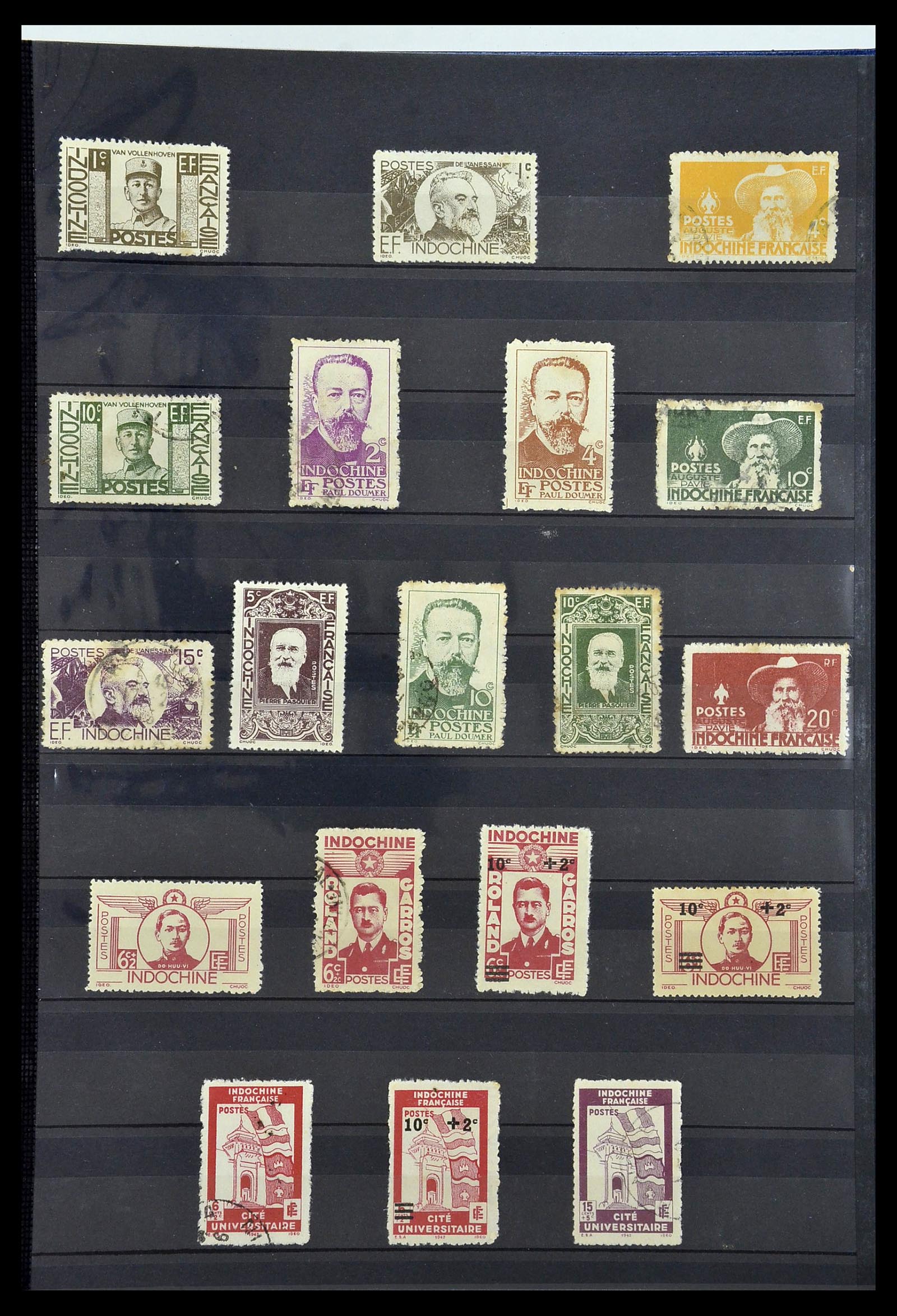 34218 011 - Postzegelverzameling 34218 Indochine 1889-1945.
