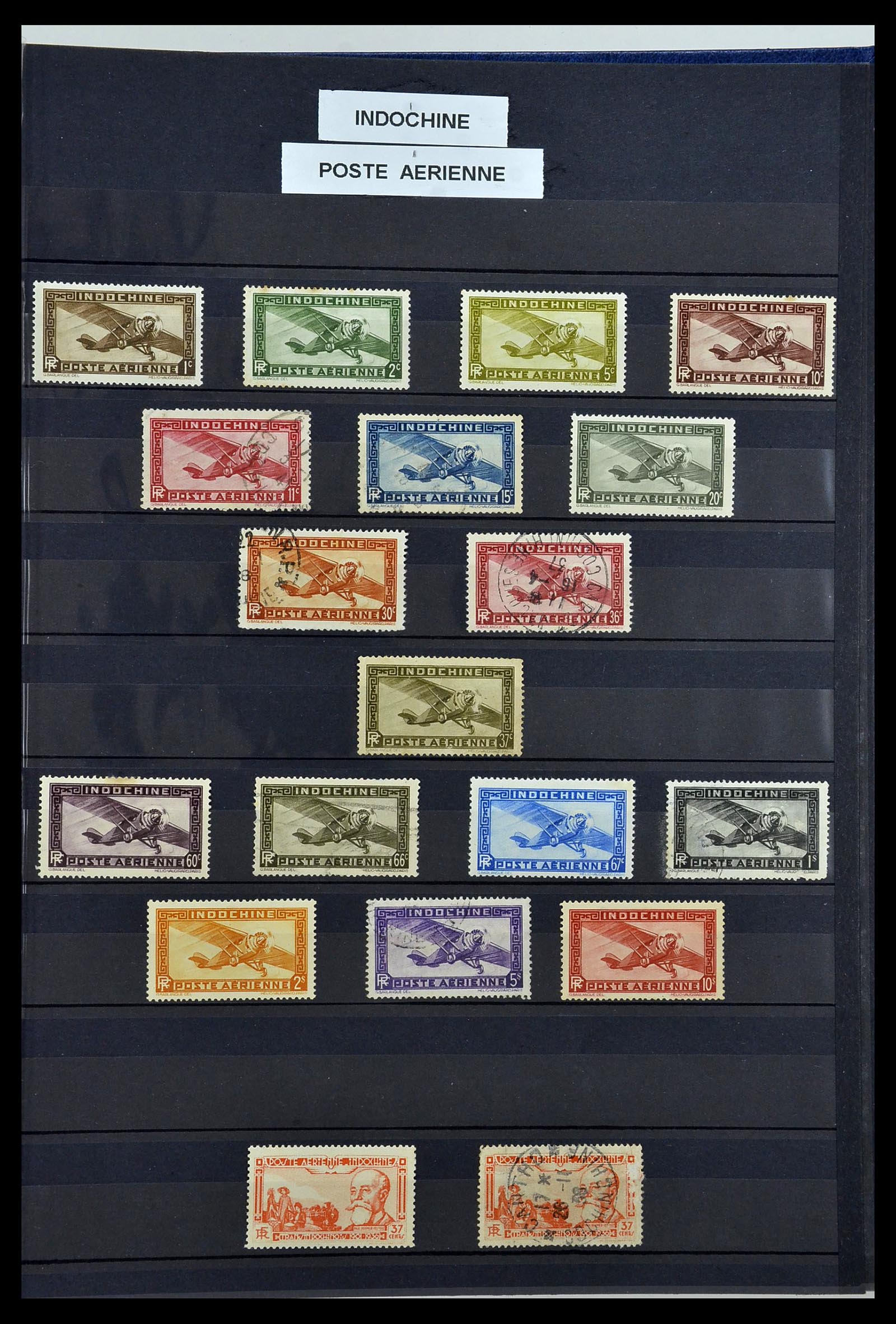 34218 014 - Postzegelverzameling 34218 Indochine 1889-1945.