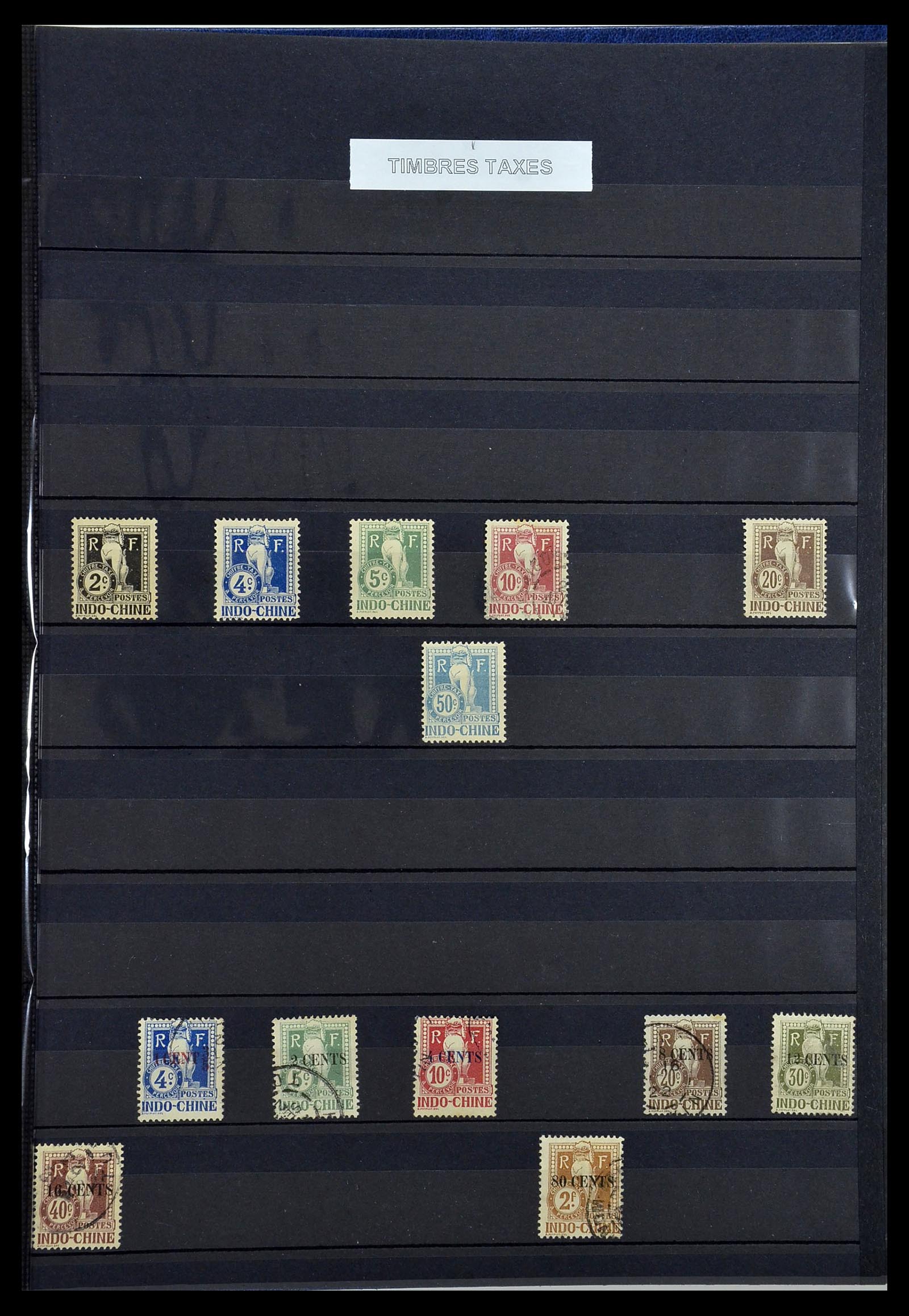 34218 020 - Stamp collection 34218 Indochine 1889-1945.