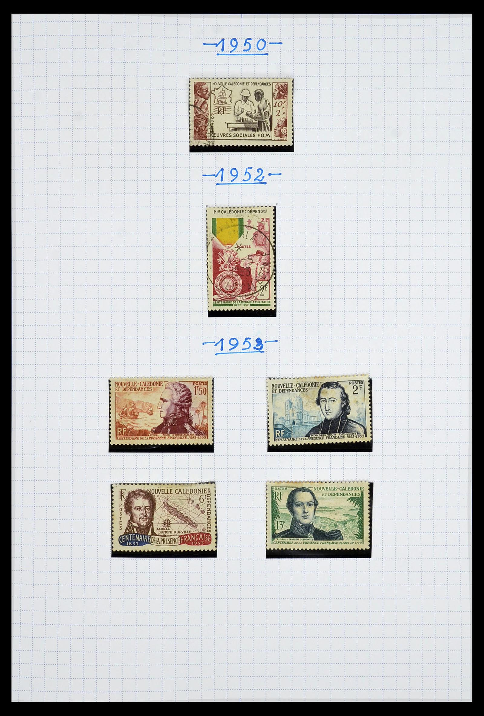 34219 015 - Postzegelverzameling 34219 Nieuw Caledonië 1881-2014!