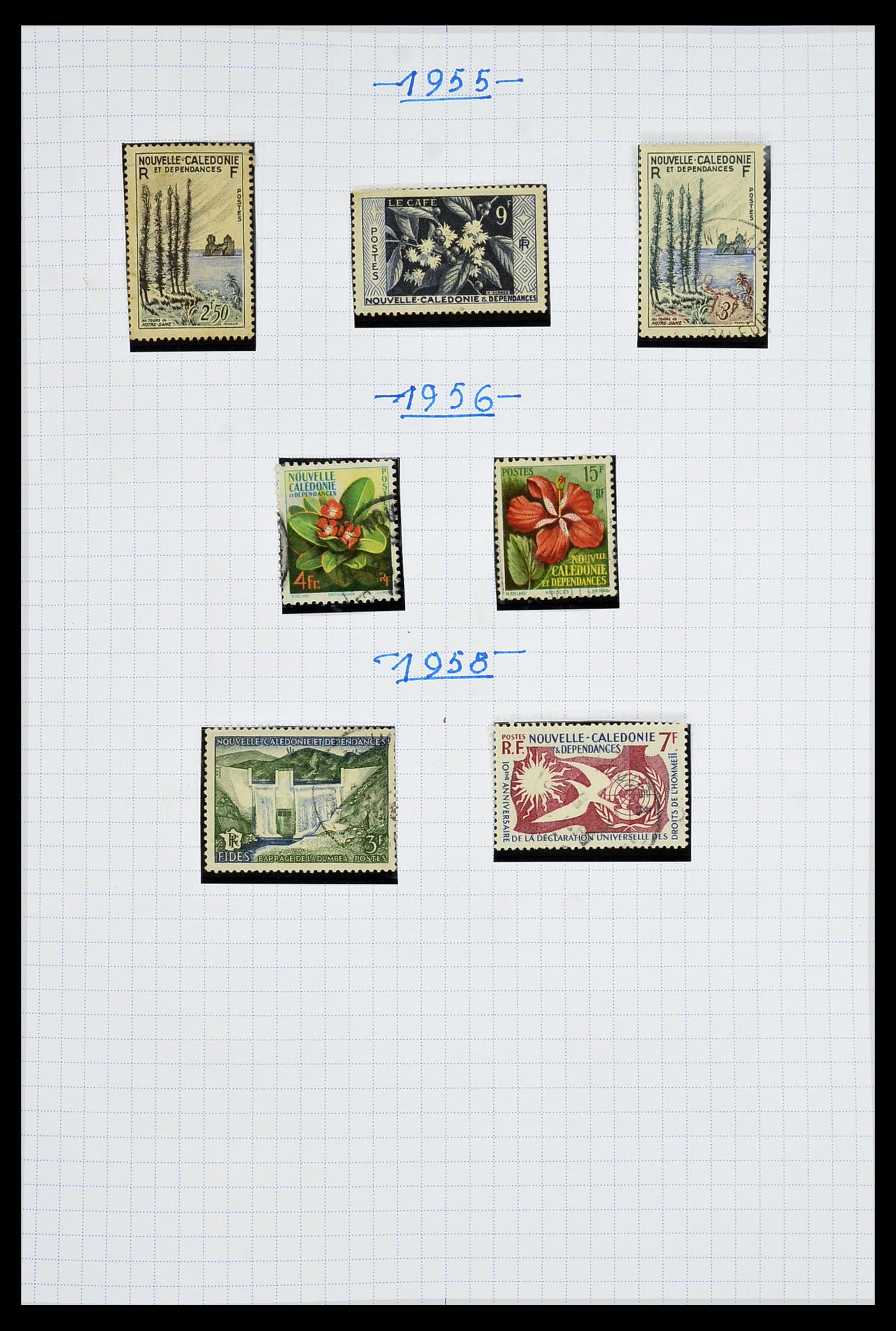 34219 016 - Postzegelverzameling 34219 Nieuw Caledonië 1881-2014!