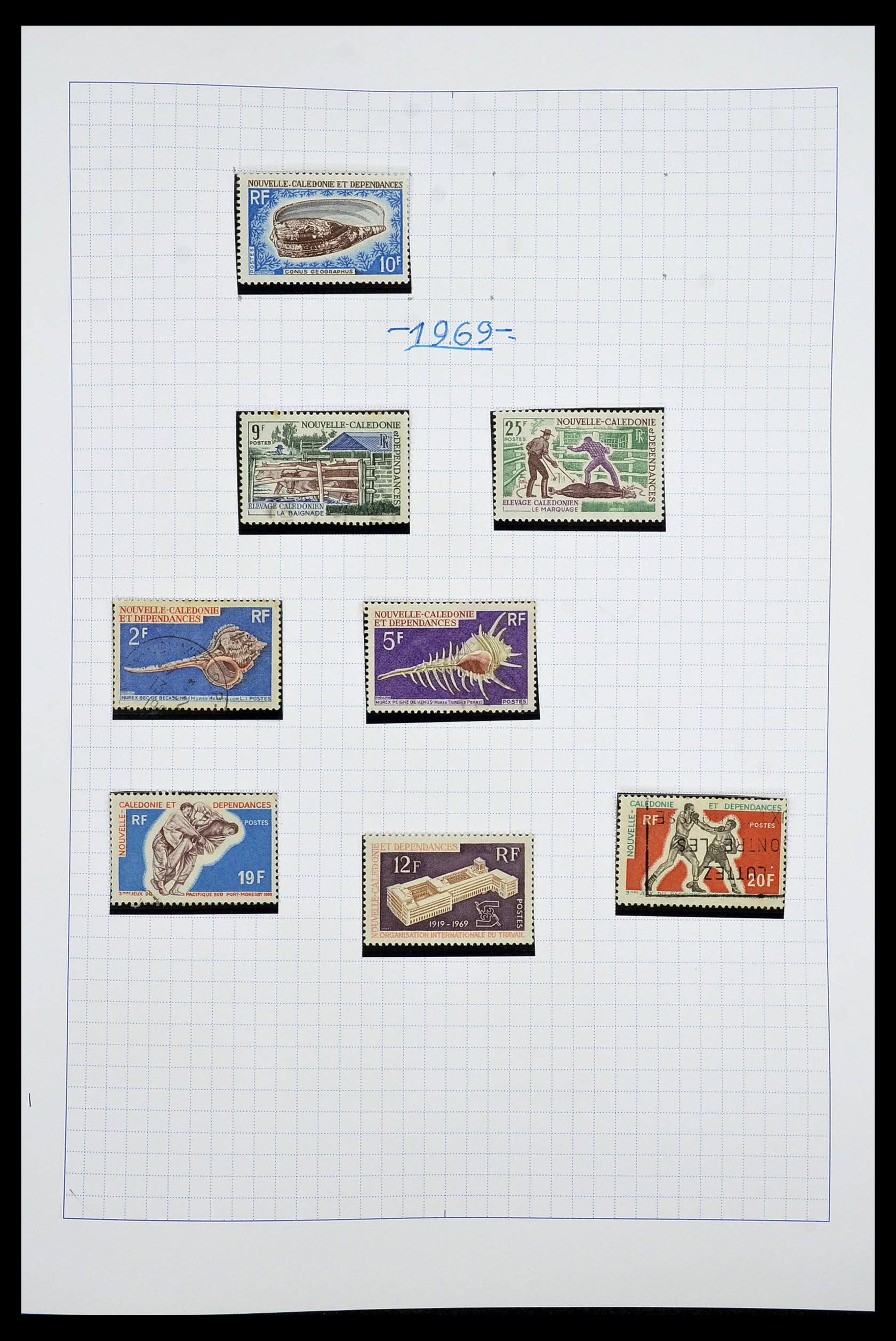 34219 022 - Postzegelverzameling 34219 Nieuw Caledonië 1881-2014!
