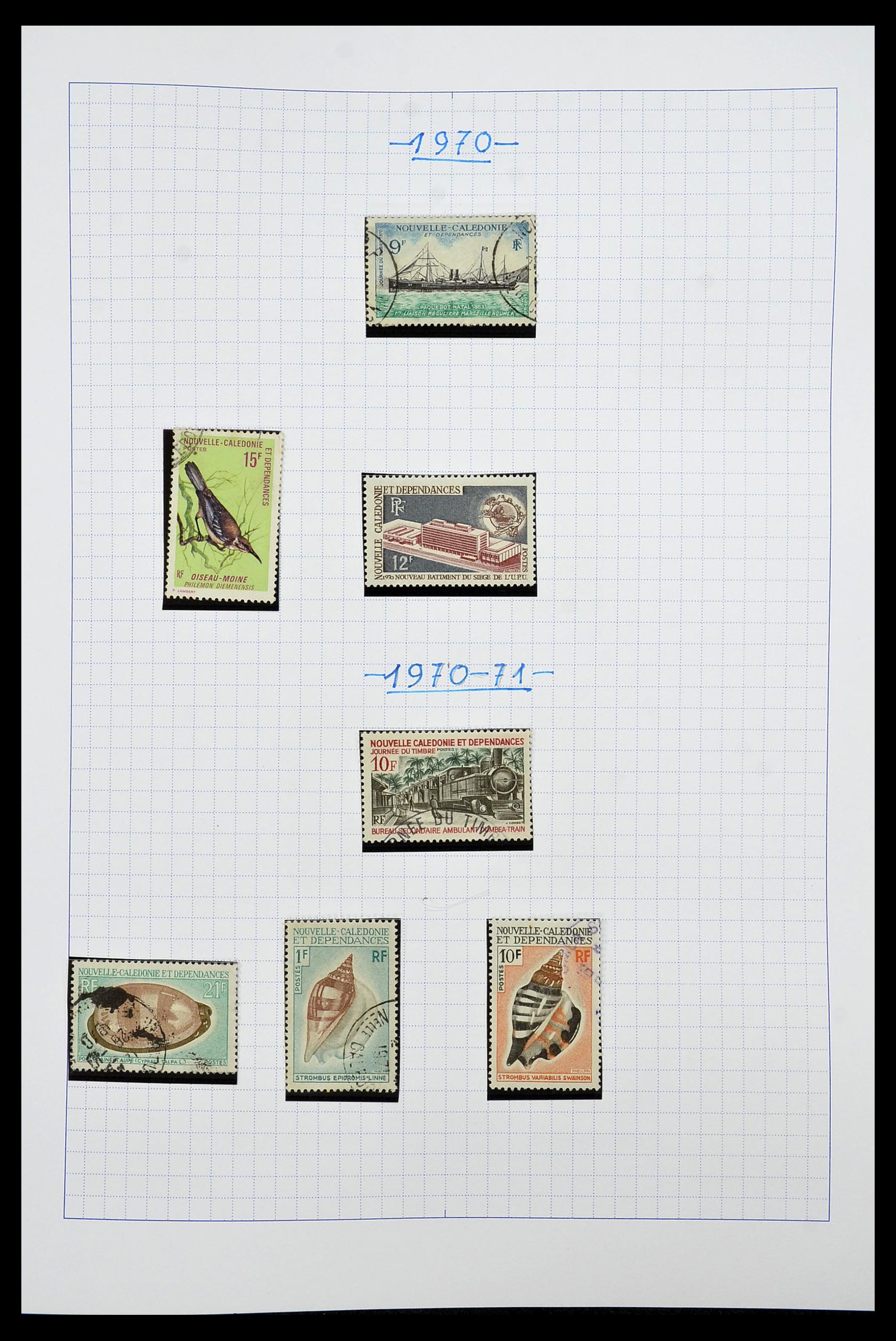 34219 023 - Postzegelverzameling 34219 Nieuw Caledonië 1881-2014!