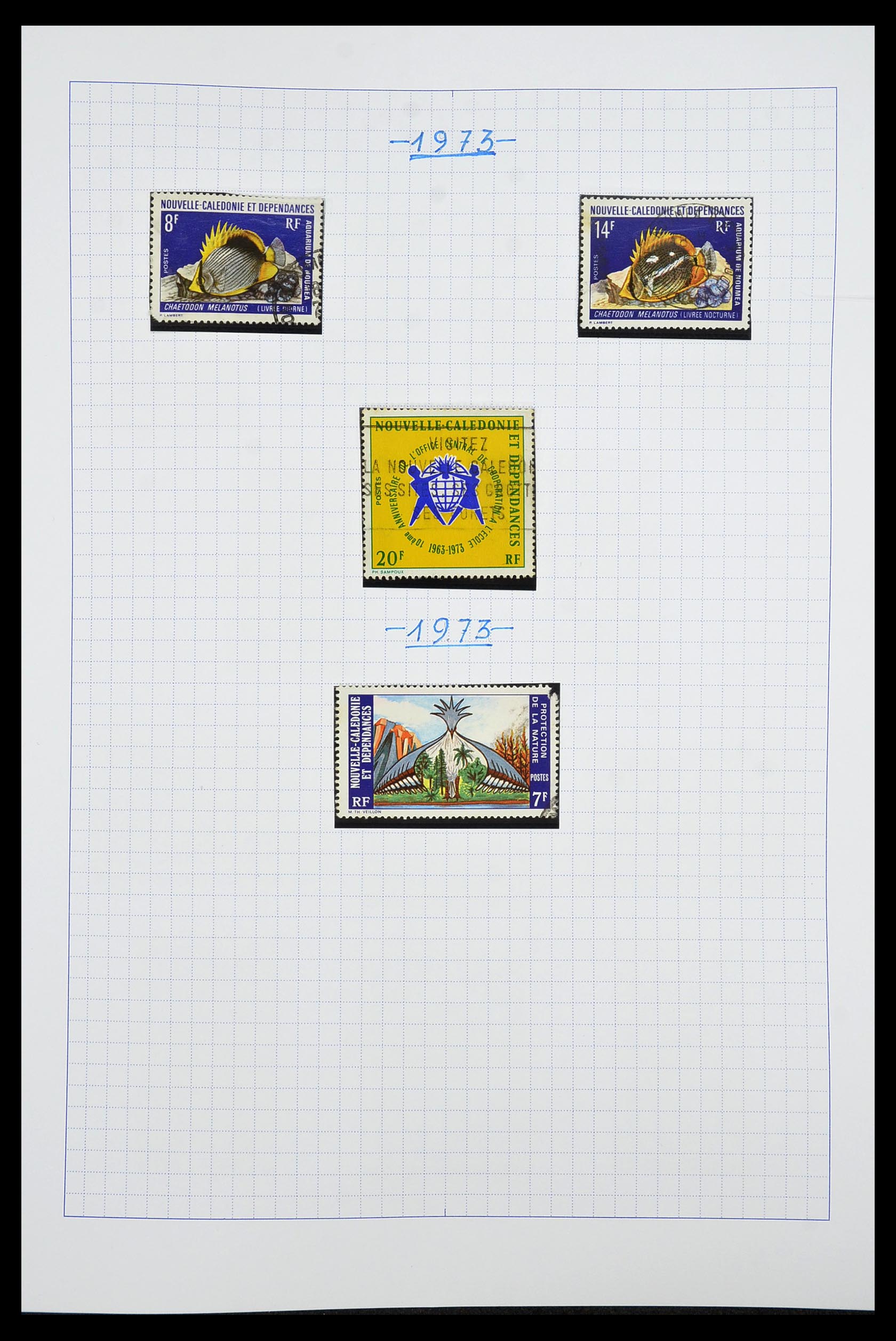34219 025 - Postzegelverzameling 34219 Nieuw Caledonië 1881-2014!