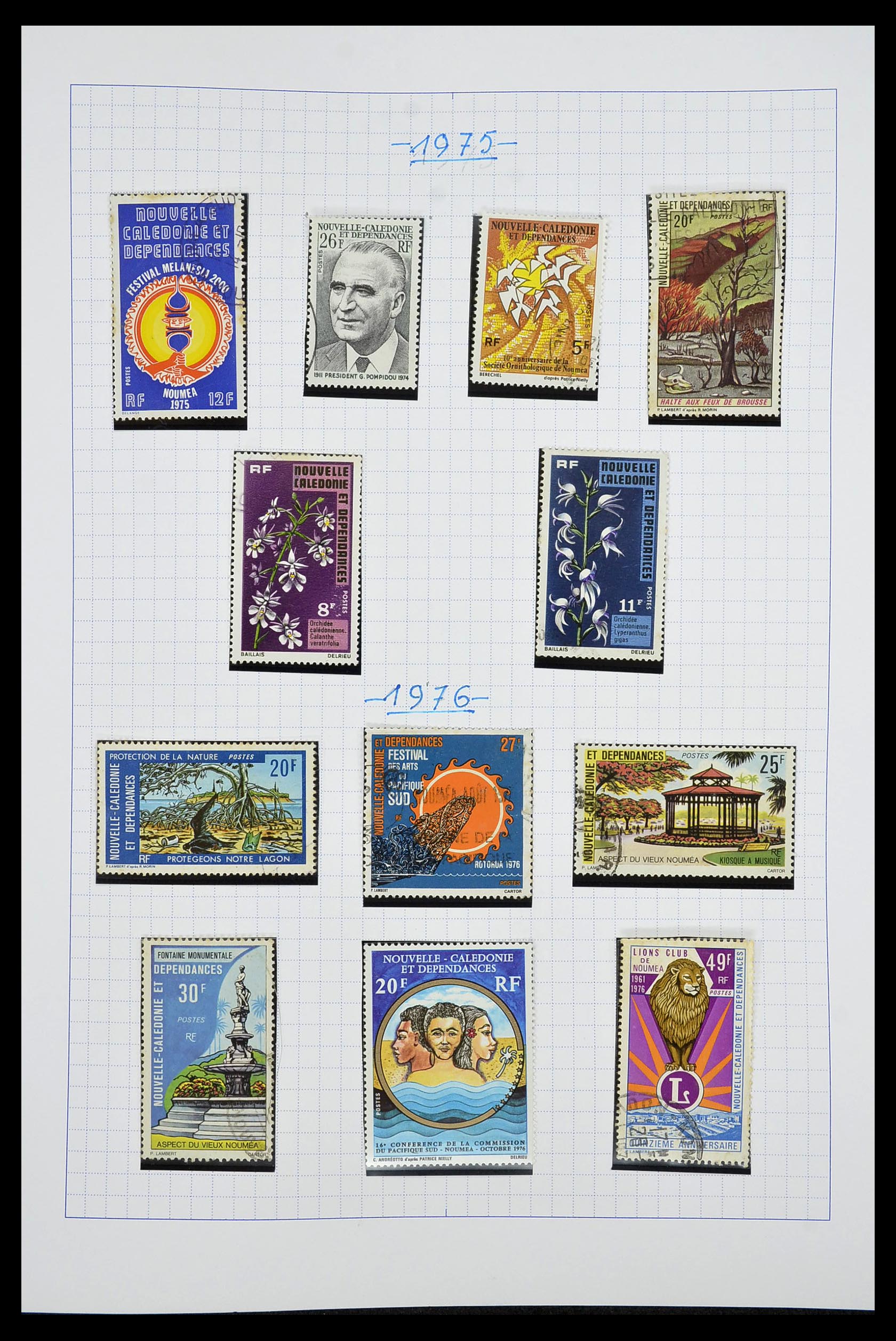 34219 026 - Postzegelverzameling 34219 Nieuw Caledonië 1881-2014!