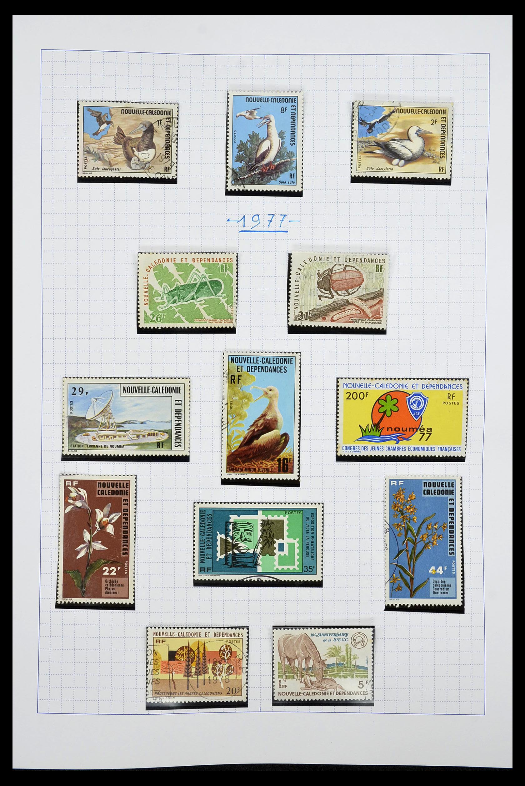 34219 027 - Postzegelverzameling 34219 Nieuw Caledonië 1881-2014!