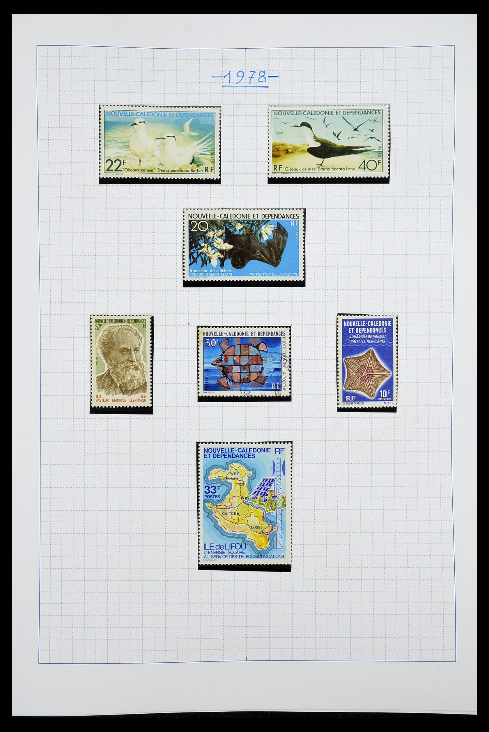 34219 028 - Postzegelverzameling 34219 Nieuw Caledonië 1881-2014!