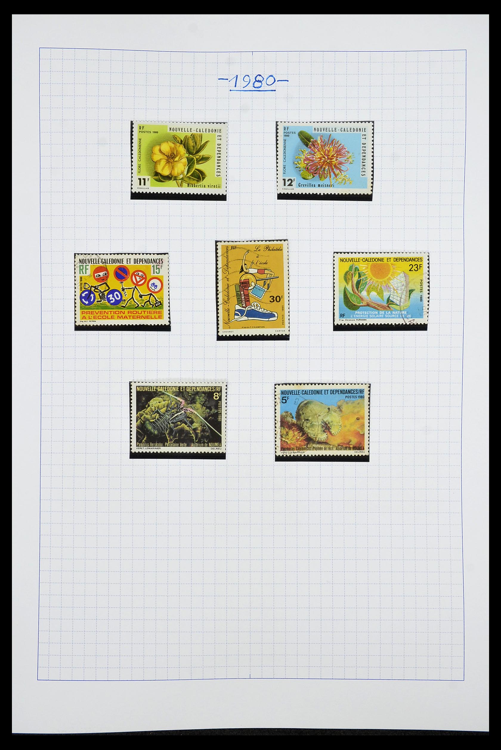 34219 030 - Postzegelverzameling 34219 Nieuw Caledonië 1881-2014!