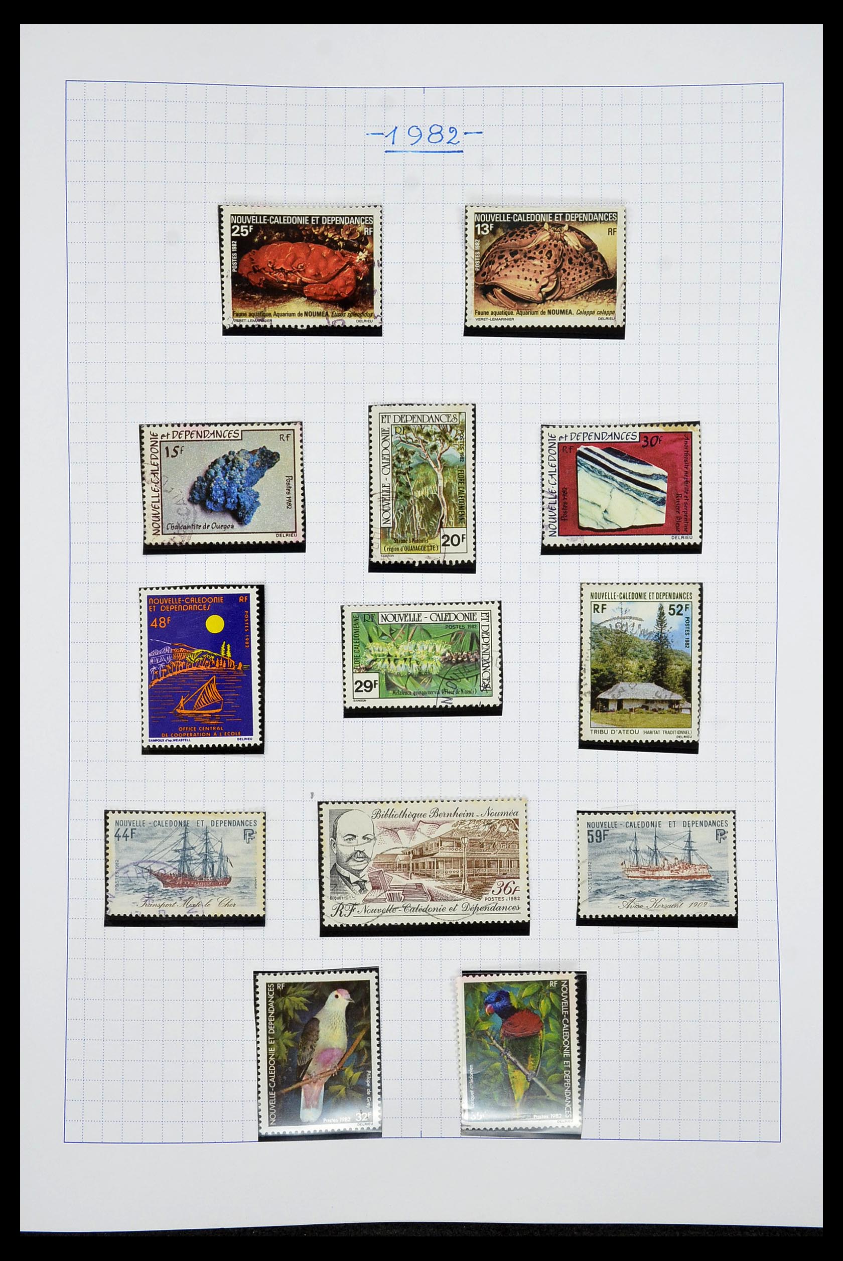 34219 032 - Postzegelverzameling 34219 Nieuw Caledonië 1881-2014!
