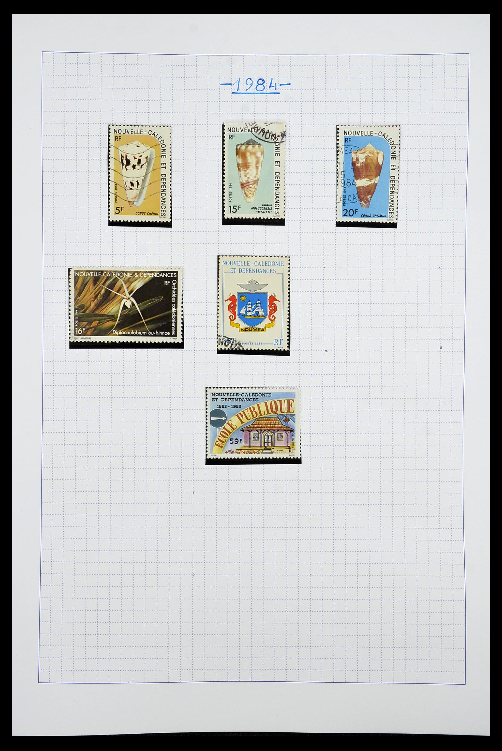 34219 034 - Postzegelverzameling 34219 Nieuw Caledonië 1881-2014!