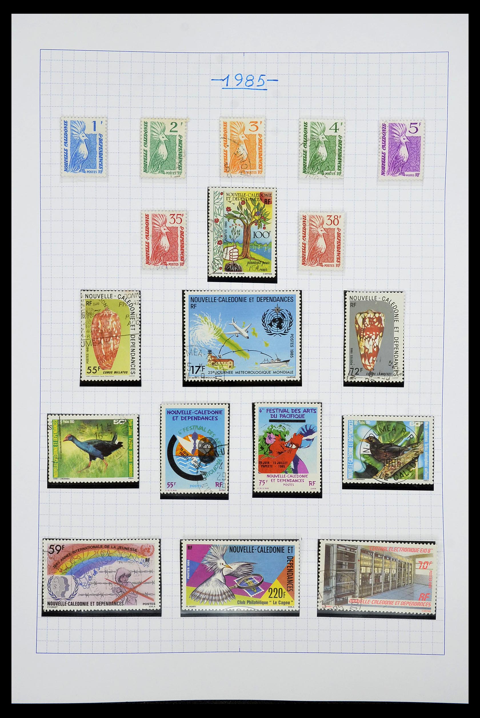 34219 035 - Postzegelverzameling 34219 Nieuw Caledonië 1881-2014!